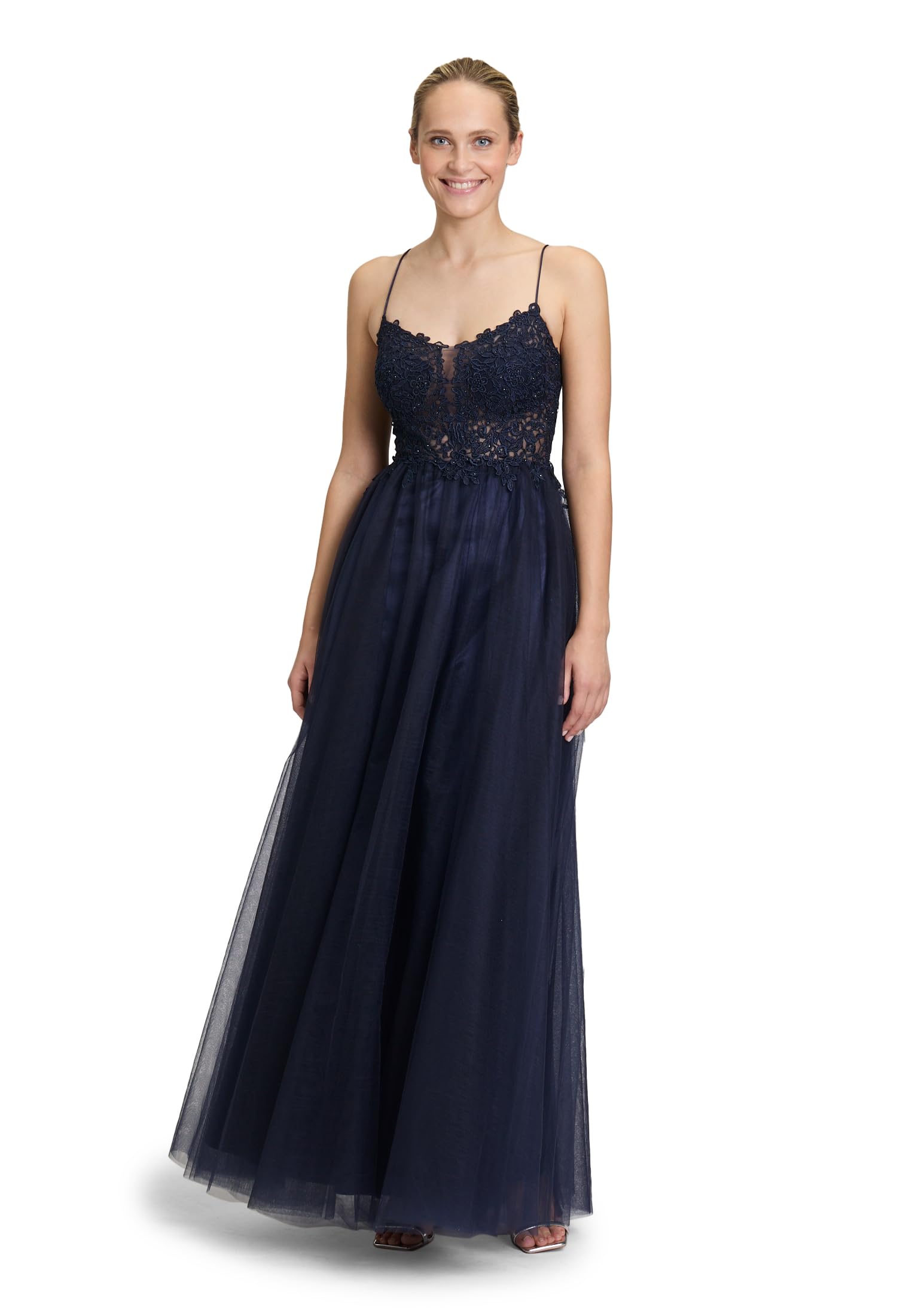 Vera Mont Damen Abendkleid mit Stickerei