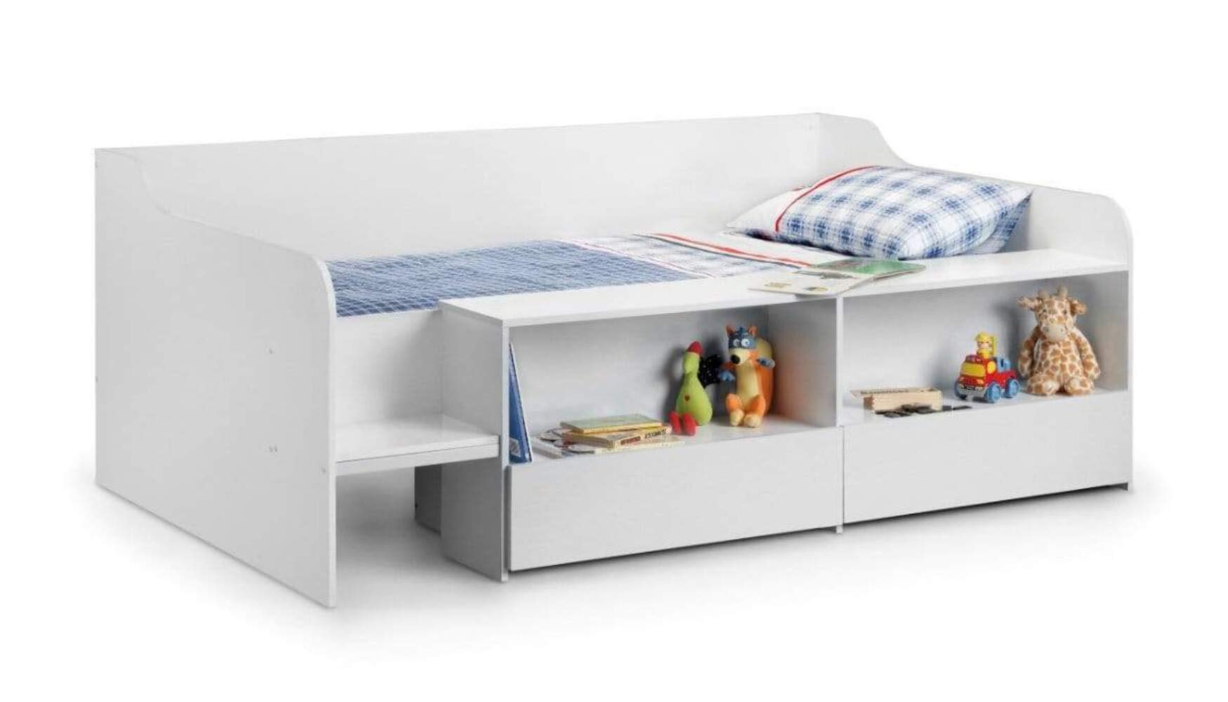 Julian Bowen Stella White Cabin Bed Frame - 3ft Single