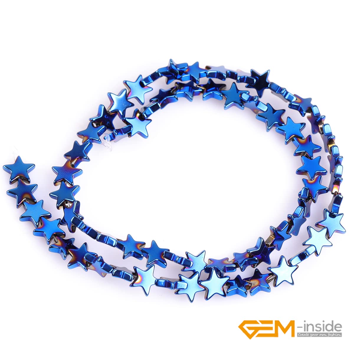 Hämatit Perlen Blau Metallic, 8 Mm, 38,1 Cm Strang – Lose Perlen Für Schmuckherstellung & Basteln