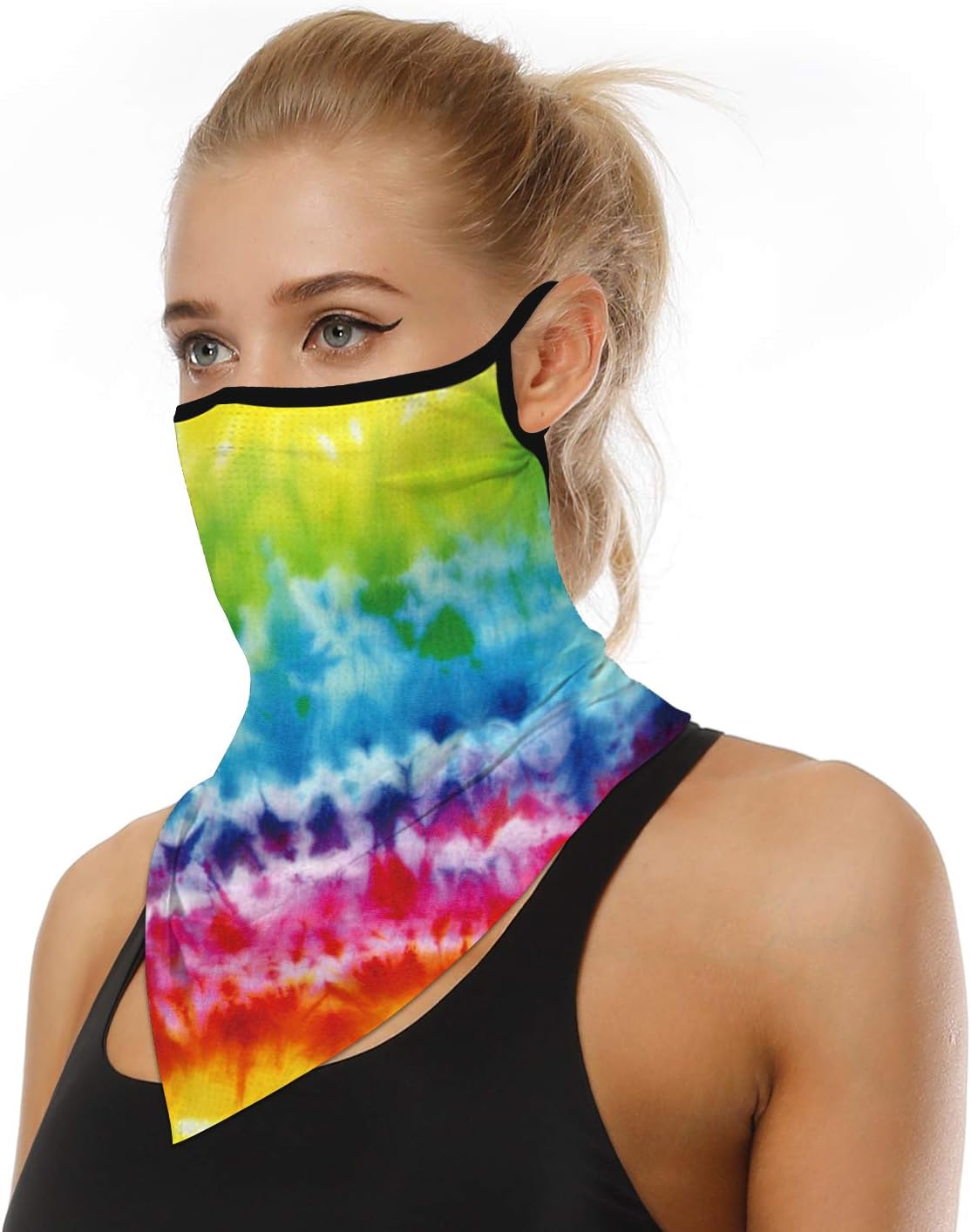 ZCBRISKEar Hangers Face Mask Seamless Bandanas Headband Scarf Neck Gaiter Sun UV Wind Protection Earhook Balaclava