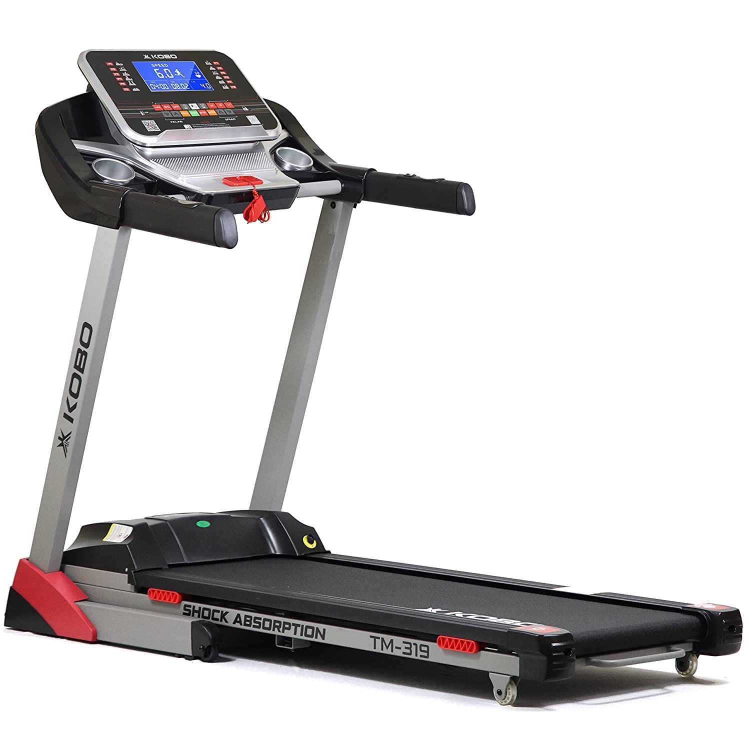 Kobo 3 HP - 6 HP Peak DC Motorised Treadmill for Home Use with Bluetooth Connectivity APP, Free Installation Assistance-image-49