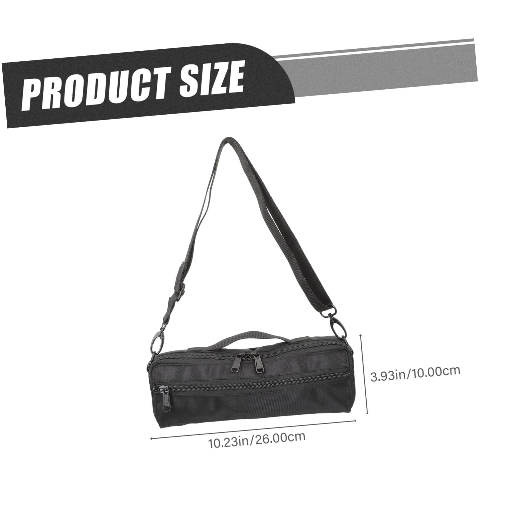 VICASKY Bolsa para Instrumentos de Viento Portátil para Piccolo, Hecha de Lona y Felpa, Fácil de Transportar y Resistente para Uso al Aire Libre Mano