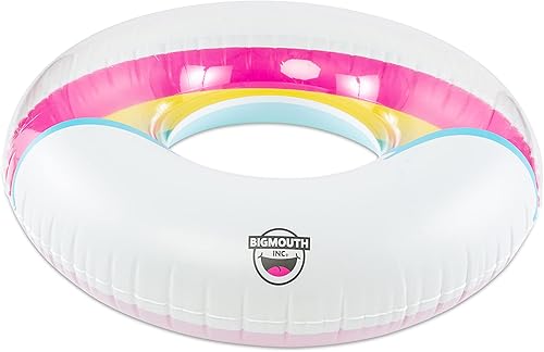 Miniatura 2 de BigMouth Inc. Over 5' Wide, Inflatable Floatie Tube, Blow Up Swim Ring, Outdoor Summer Pool Party Decor
