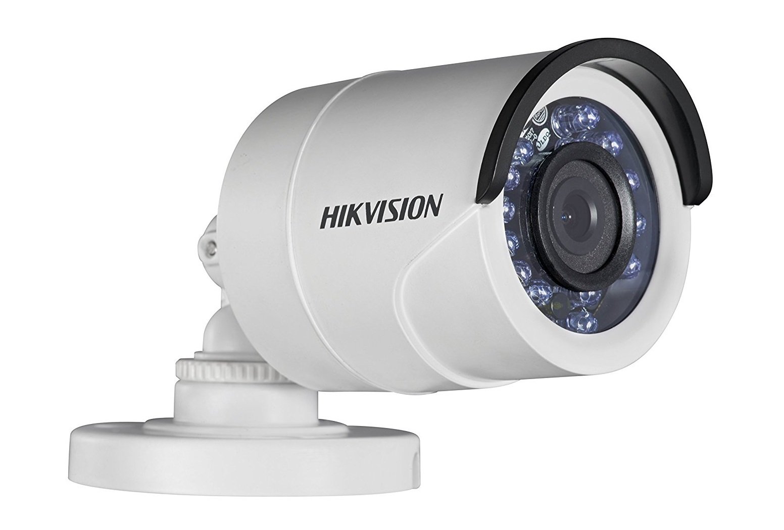 HIKVISION Infrared 720p Turbo HD 1MP 70.9° Viewing Area Security Camera, White