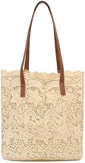 Borse per le donne Borsa di paglia di pizzo Borsa a tracolla da donna Borsa sotto le ascelle Borsa a tracolla di grande capacità Borsa estiva da spiaggia Casual Totes Bags