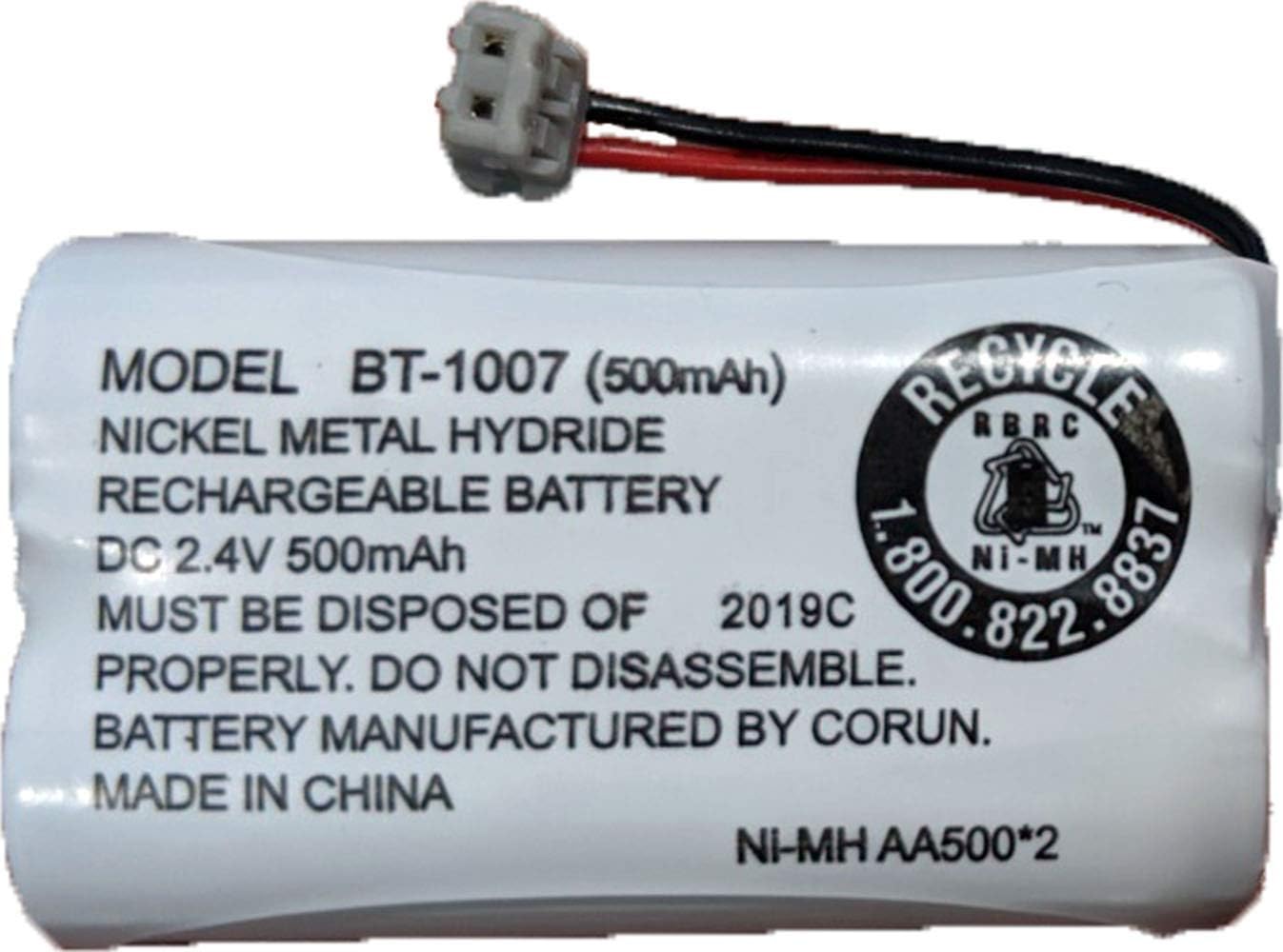 JustGreatDealz BT-1007 NiMH Replacement Battery
