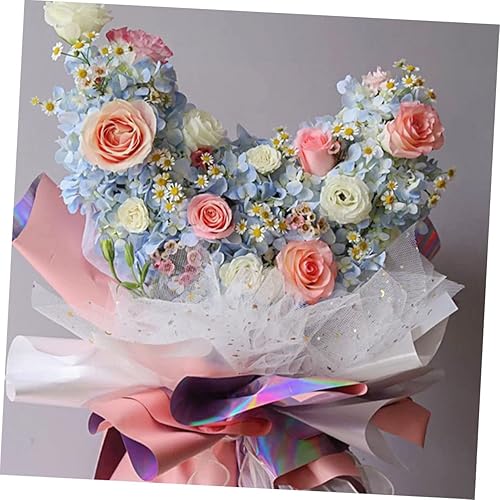 Miniatura 4 de IWOWHERO 2pcs Flor Barro Luna Forma Esponja Flor Ladrillo para Arreglo Floral Suministros