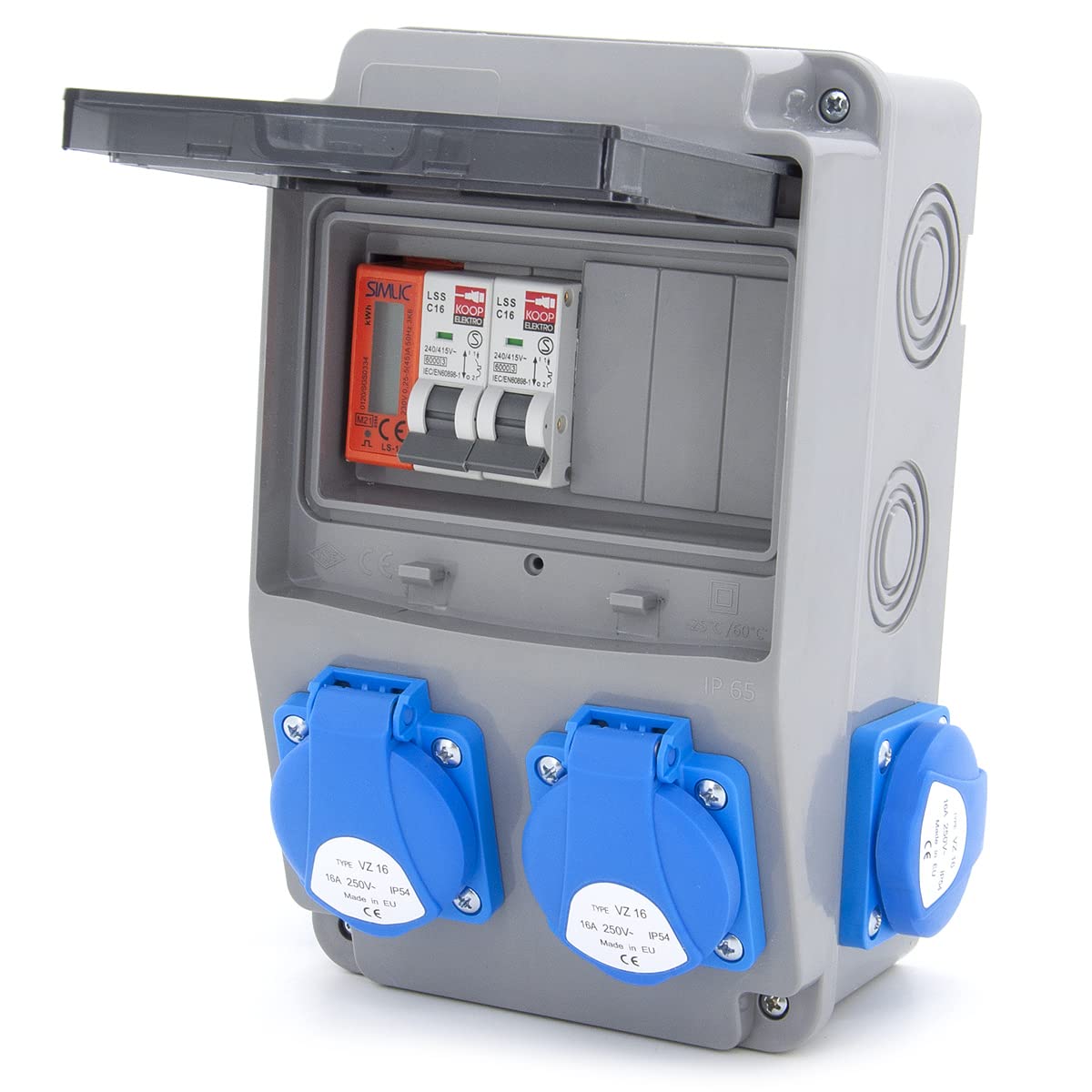 Comprobador De Enchufe Industrial SOK40/16 – 230V, 16A, Tipo BS4343, Para Pruebas De Tomas De Corriente