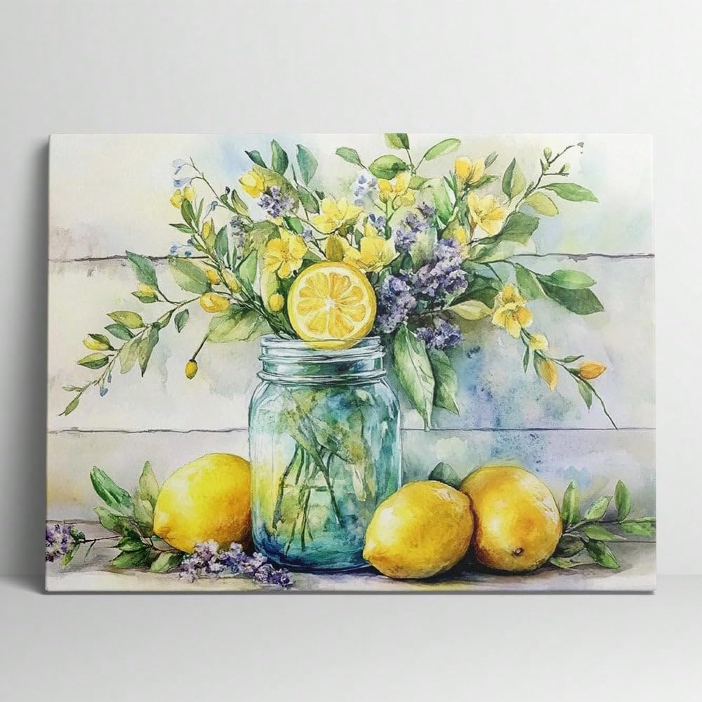 Peinture sur toile grand format pour décoration murale - 8