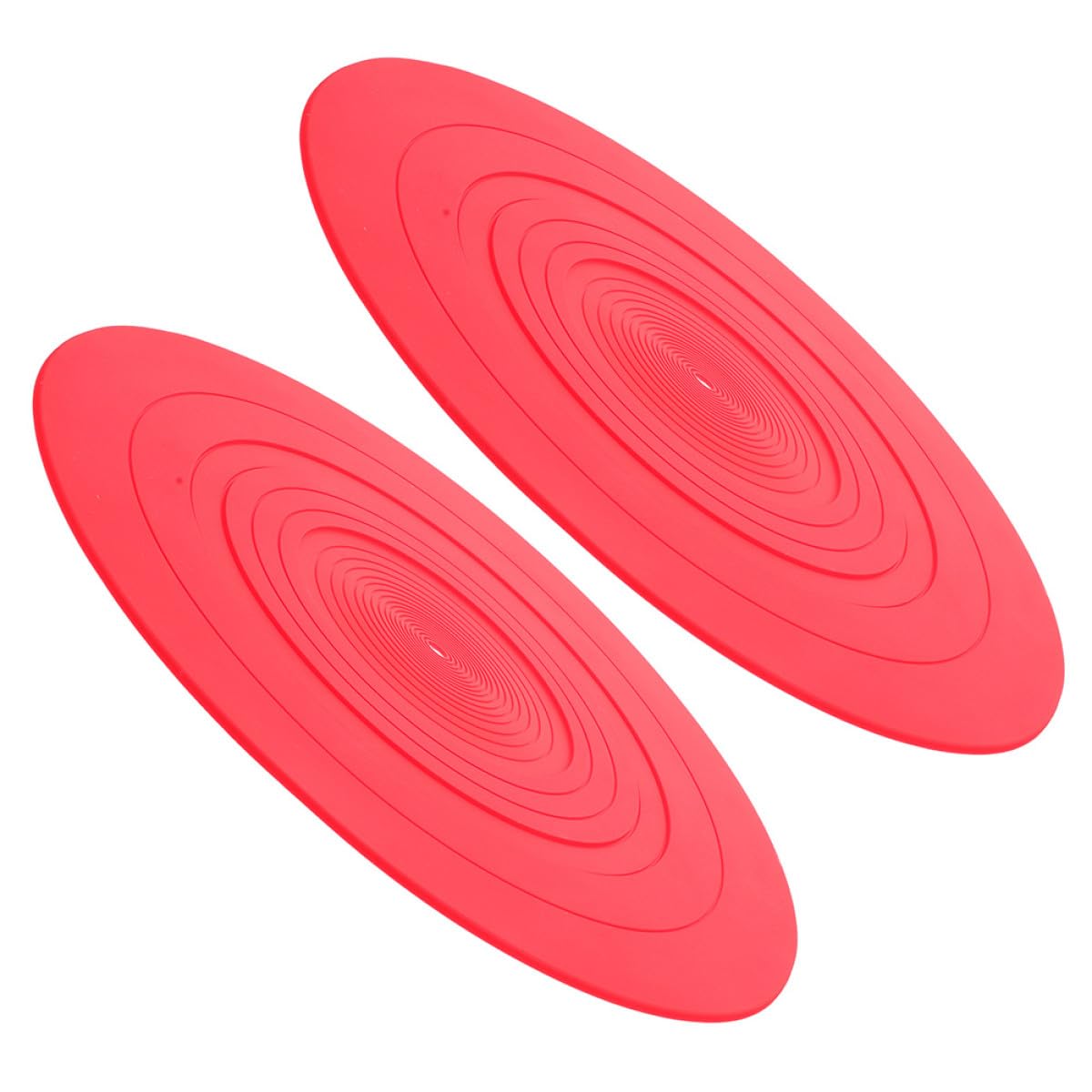 Kisangel Tappetino 2pezzi Protezione Delicata e Sicura in Silicone Antistatico Accessori per Giradischi Musicali per Giradischi per Dischi in Vinile