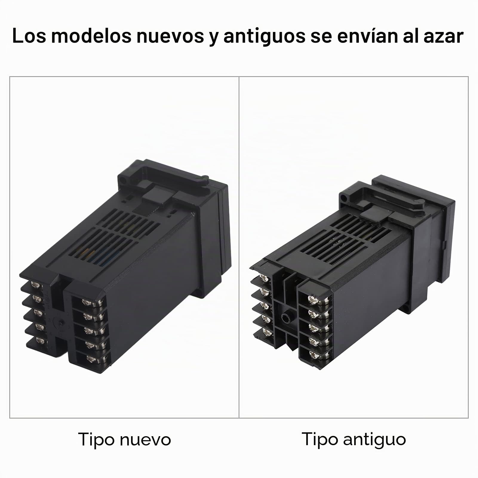 Controlador de temperatura digital, Alarma LED y Control PID Preciso 0-1300℃, Termostato Industrial con Termopar K 1M SSR 40A, for Hornos Industriales, Calderas, Sistemas Calefacción