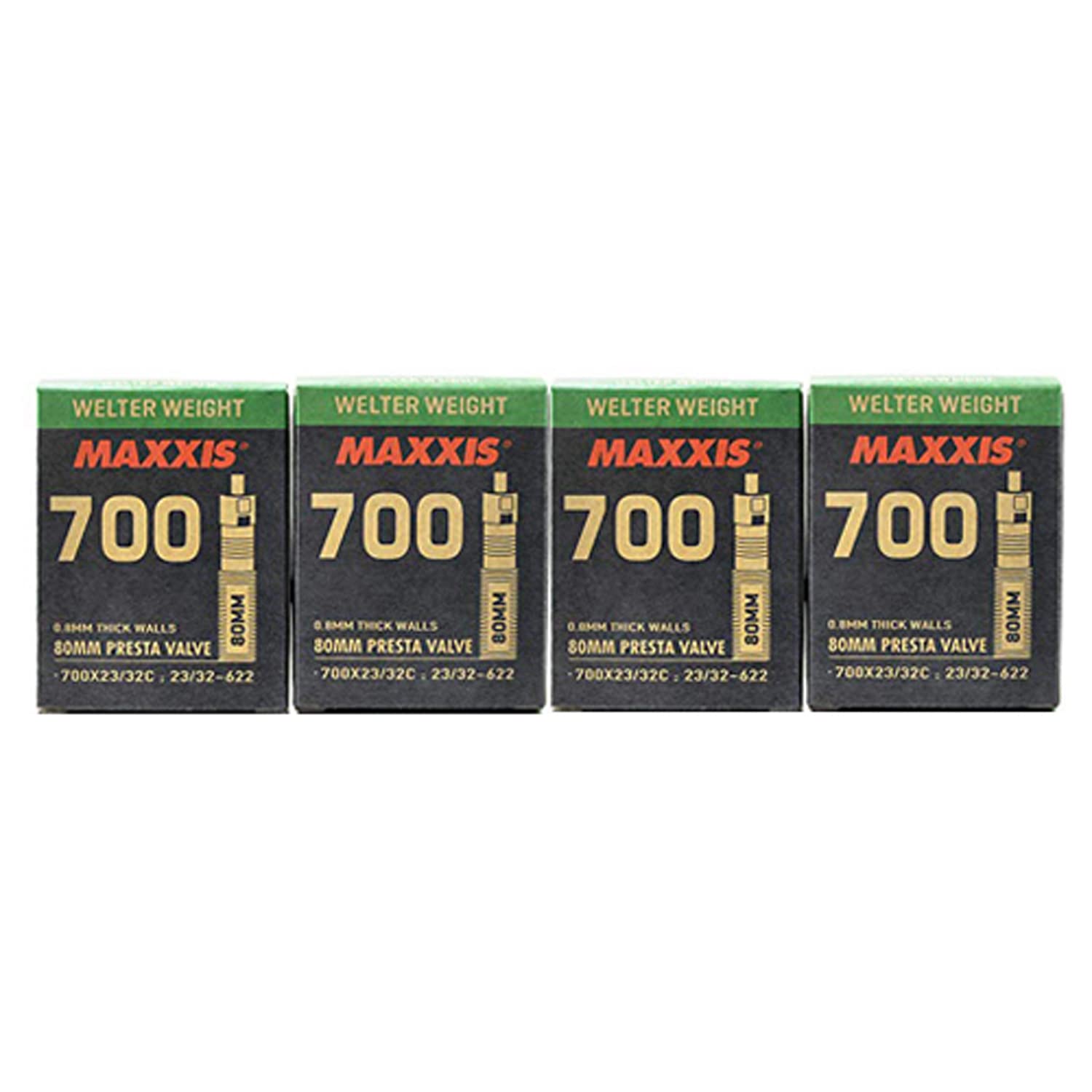 Maxxis Welter StB2034-4 - Camera d'aria per bicicletta, 700 x 25-32 C, 60 mm