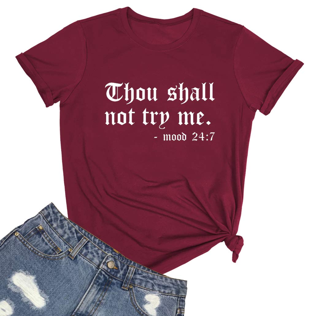 LOOKFACEWomen Graphic Cute T Shirts Funny Tees