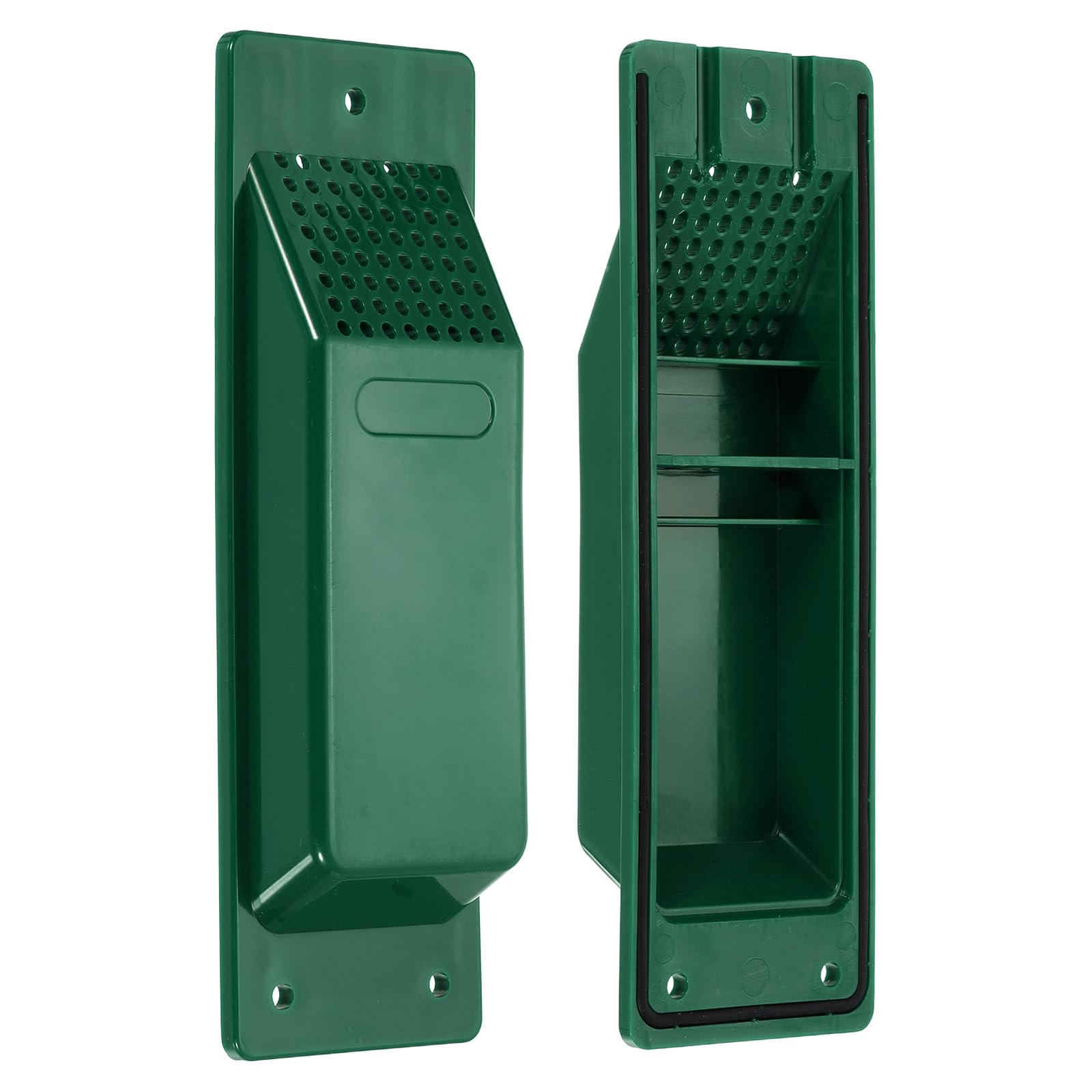 PATIKIL 8 Inch Shipping Container Air Vent, 2 Pack Cross Flow Ventilation Vent Kit Reduce Heat Humidity for Shipping Container Trucks Cargo Spaces, Green