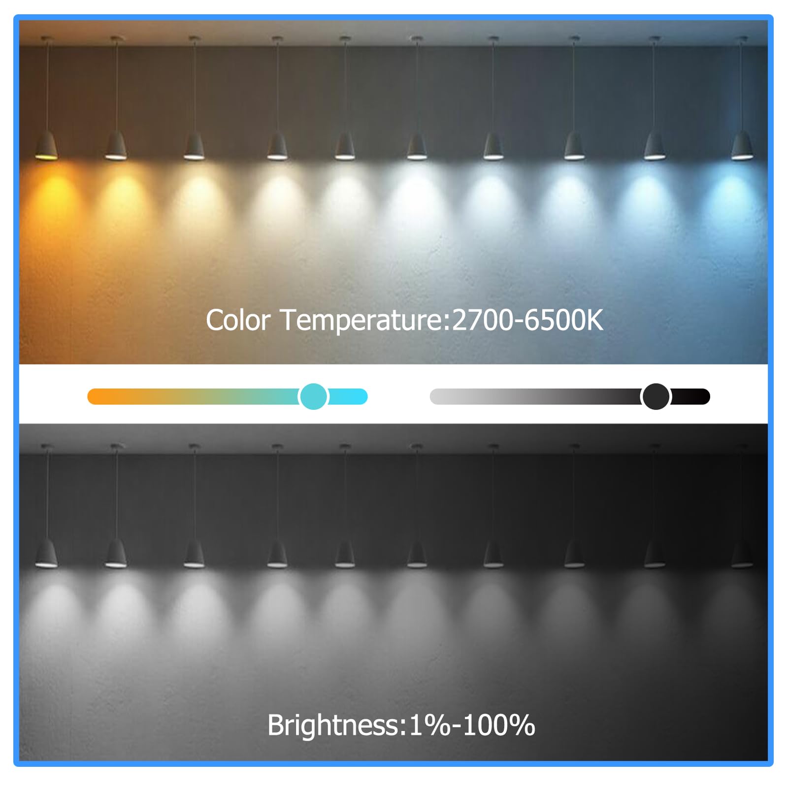 ANTELA Lampadine Alexa Inteligente Filamento E14 C35, 4,5W 470LM Dimmerabile 2700K-6500K Bianco Freddo/Caldo, Compatibile con Alexa/Google Home, Controllo Vocale, Controllo APP, 2.4GHz WiFi, 4Pezzi