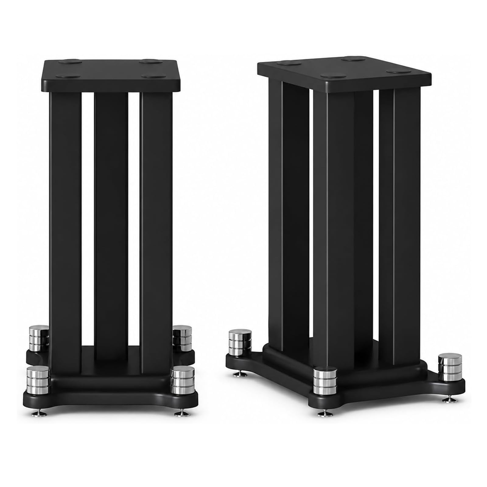 Coppia di Supporti Robusti per Diffusori da Scaffale Bookshelf, Supporti da Pavimento per Diffusori Surround e Satelliti Home Theater/Studio,A,22×28×30cm