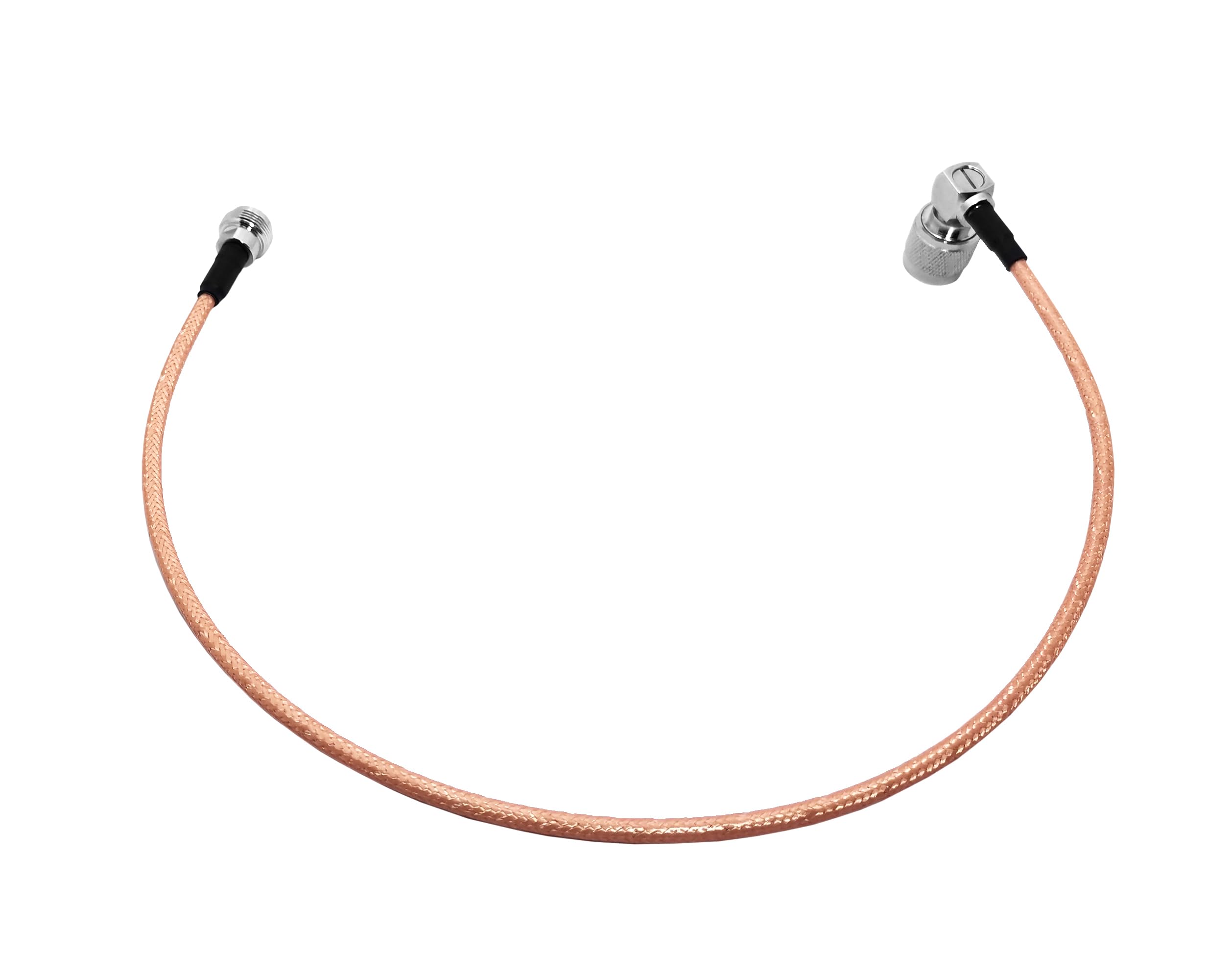 1 câble coaxial RG142 N mâle vers N femelle à faible perte – Extension de 50 Ohm pour systèmes d'antenne, amplificateurs WiFi et plus encore (1,8 m)