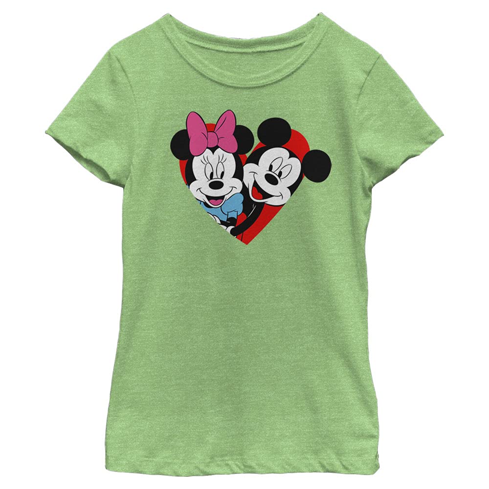 Disney Girls' Mickey Minnie Heart