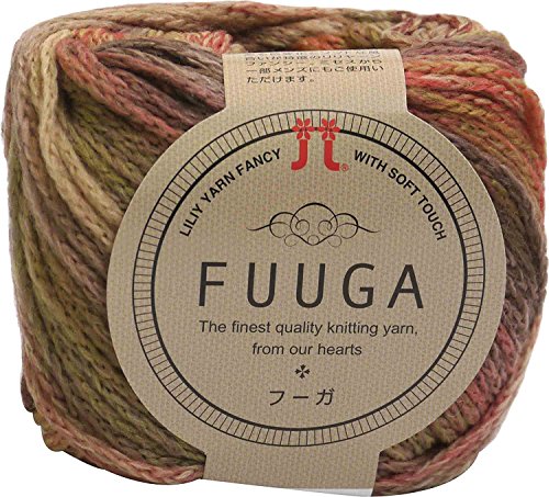 ハマナカ フーガ 毛糸 極太 col.5 オレンジ 系 40g 約120m 10玉セット 0018