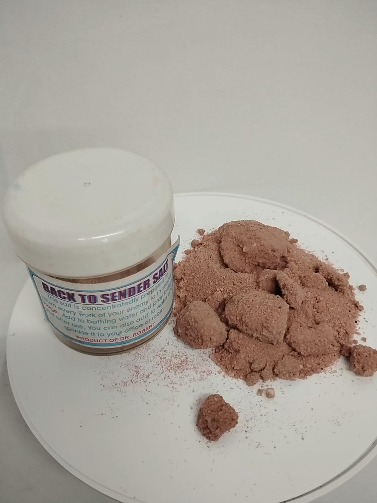 Back to Sender Ritual Powder, Concentrated Spiritual Bath Salt, 2 oz