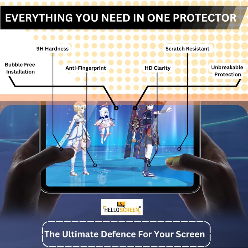 Image of 1 Pack | Screen Protector Guard for Realme Pad 2 11.5 inch - Ultra-Thin, HD Clear, 9H Hardness, Anti-Scratch, Bubble Free, Edge-to-Edge Easy Install (Not Tempered Glass)