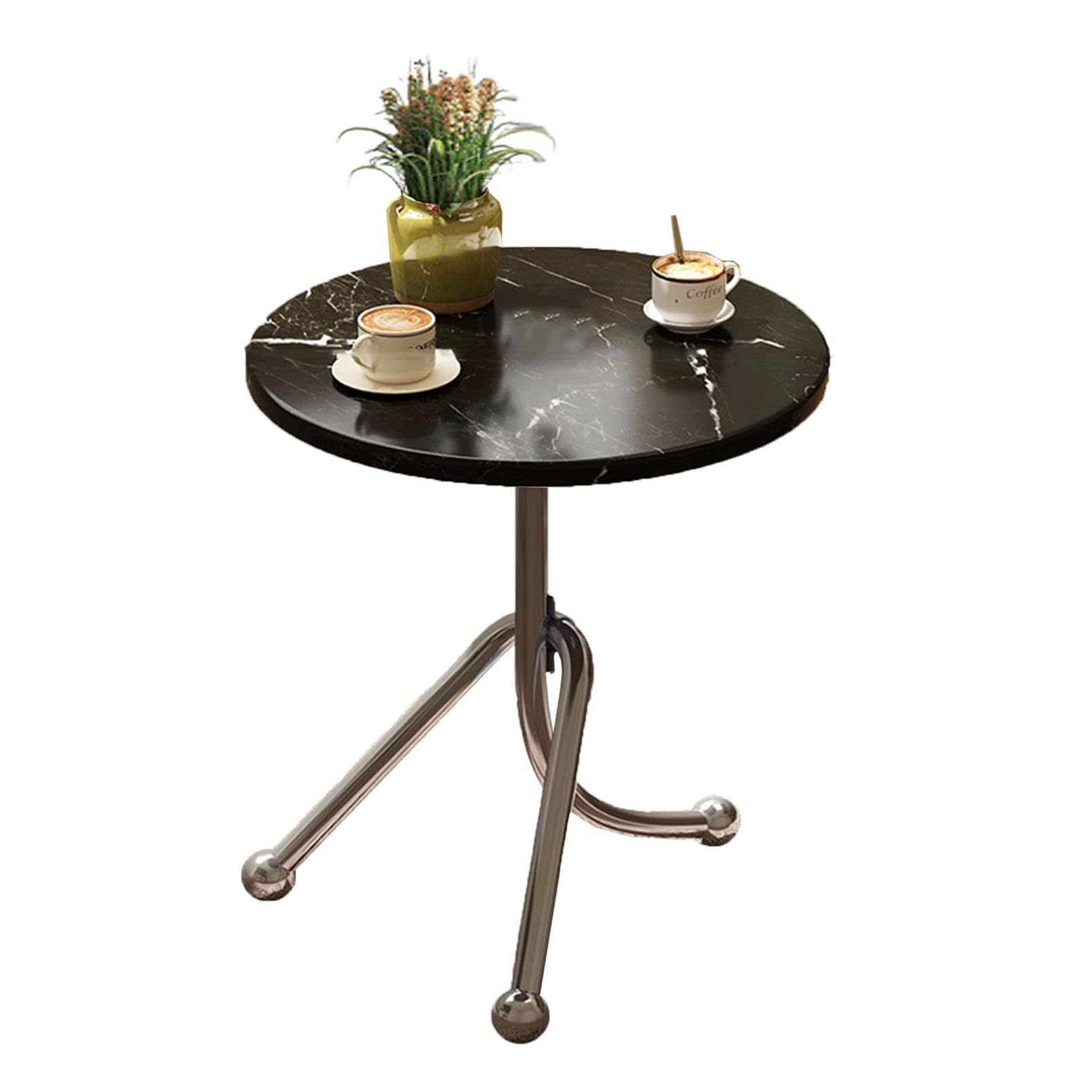 Table Basse Salon Ronde JATIBOSH Petite Table Bout de Canapé