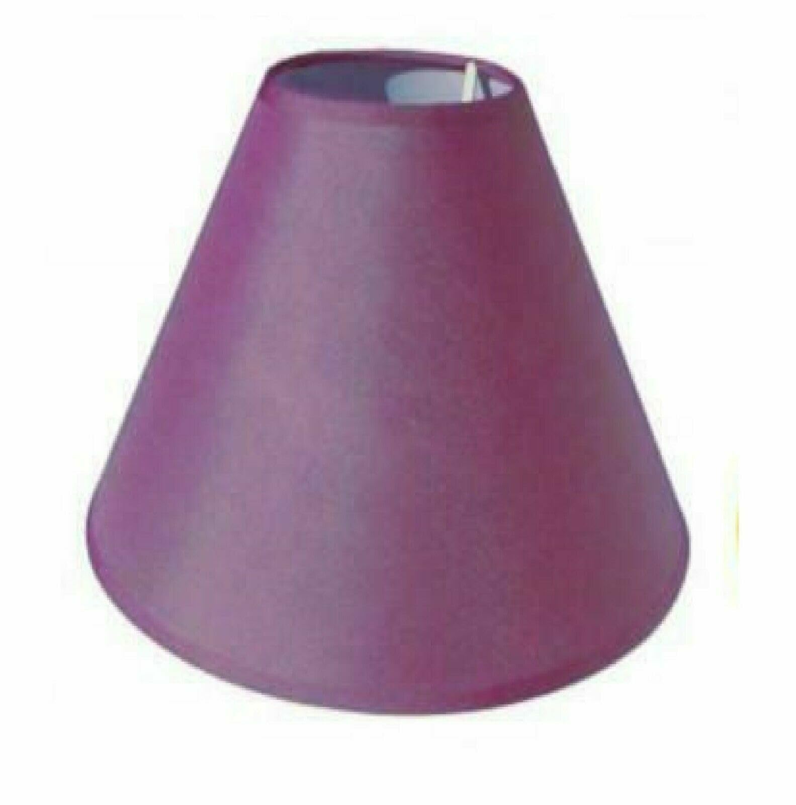 14" (36cm) Cotton Textured Fabric Coolie Lamp Shades Hanging Ceiling Pendent Light Shades (Plum)