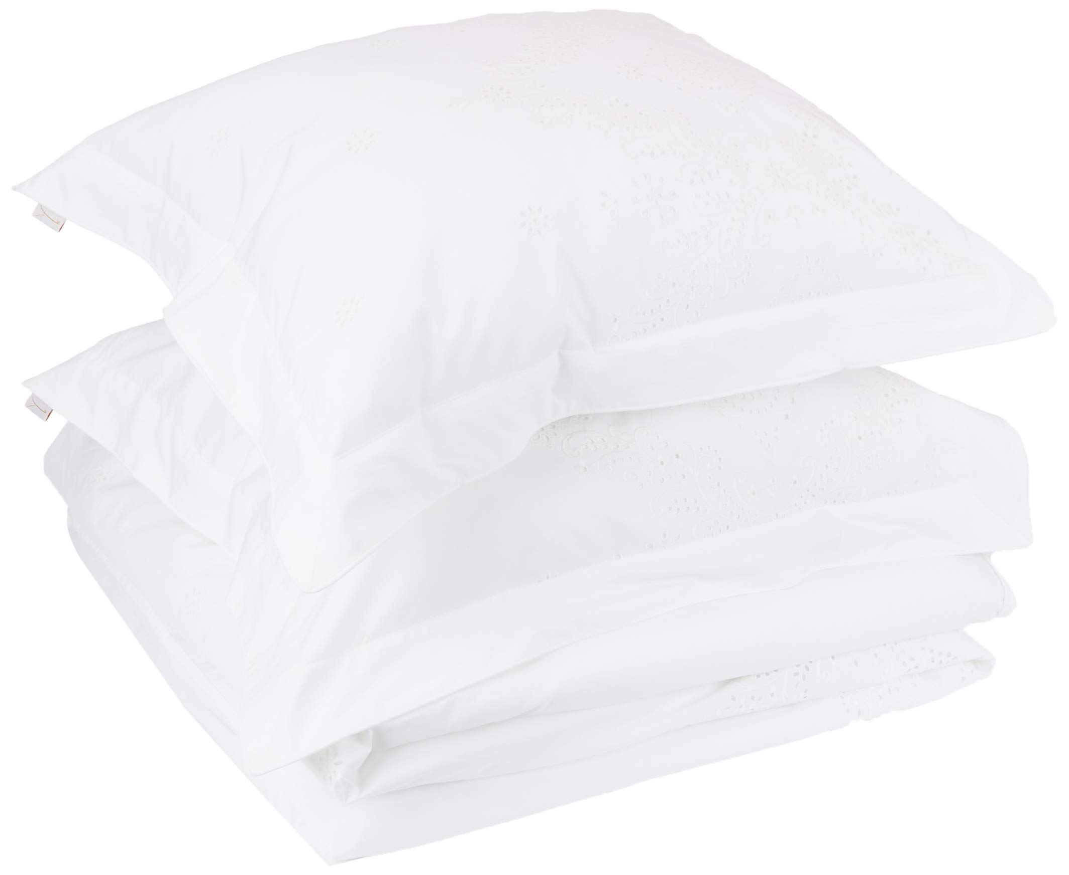 Yellow Nani Duvet Cover, 100% Percal Cotton, White, 200 x 220 Cm, 1.0 Pieces