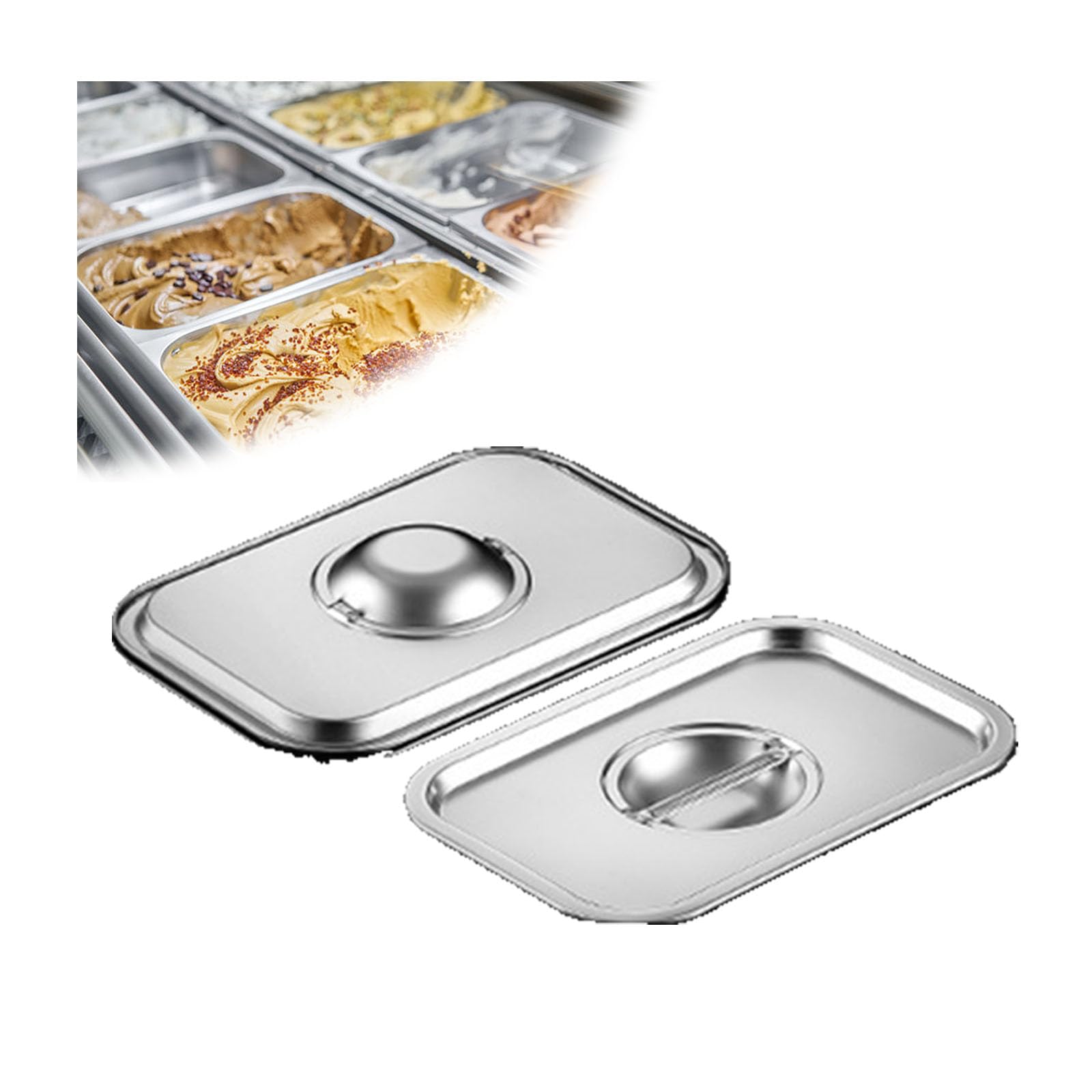 Recipiente apilable para gastro de 32 x 22 cm, 7 cm de profundidad, suministro de alimentos, suministro de restaurante, sin BPA, ideal para preparación de comidas, nizat de cocina, plástico pesado