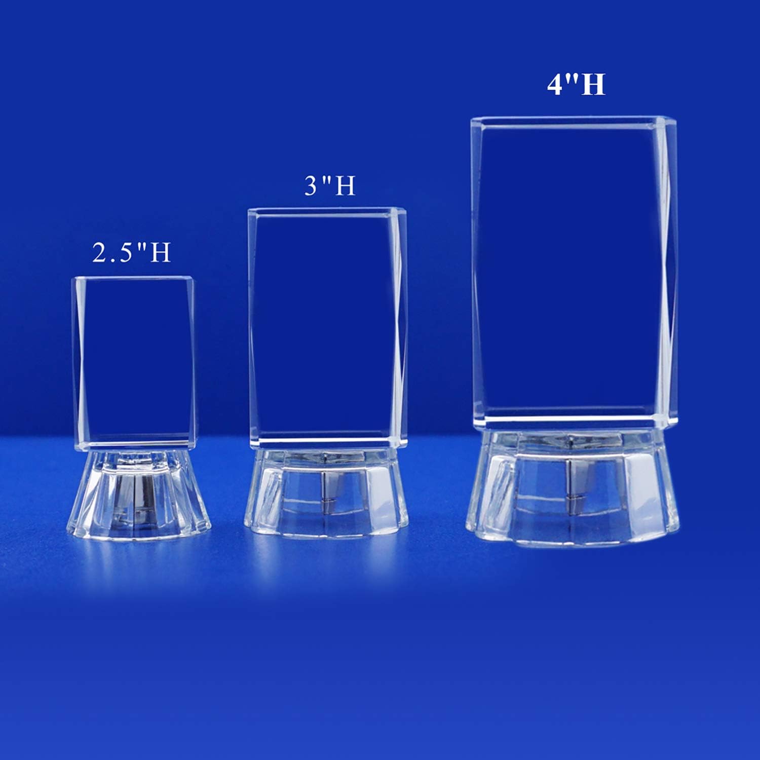 12 Pcs Picture Custom Laser Engraving Baptism/Mi Bautizo/Christening of customization personalization crystal favor girl boy (2.5"H)