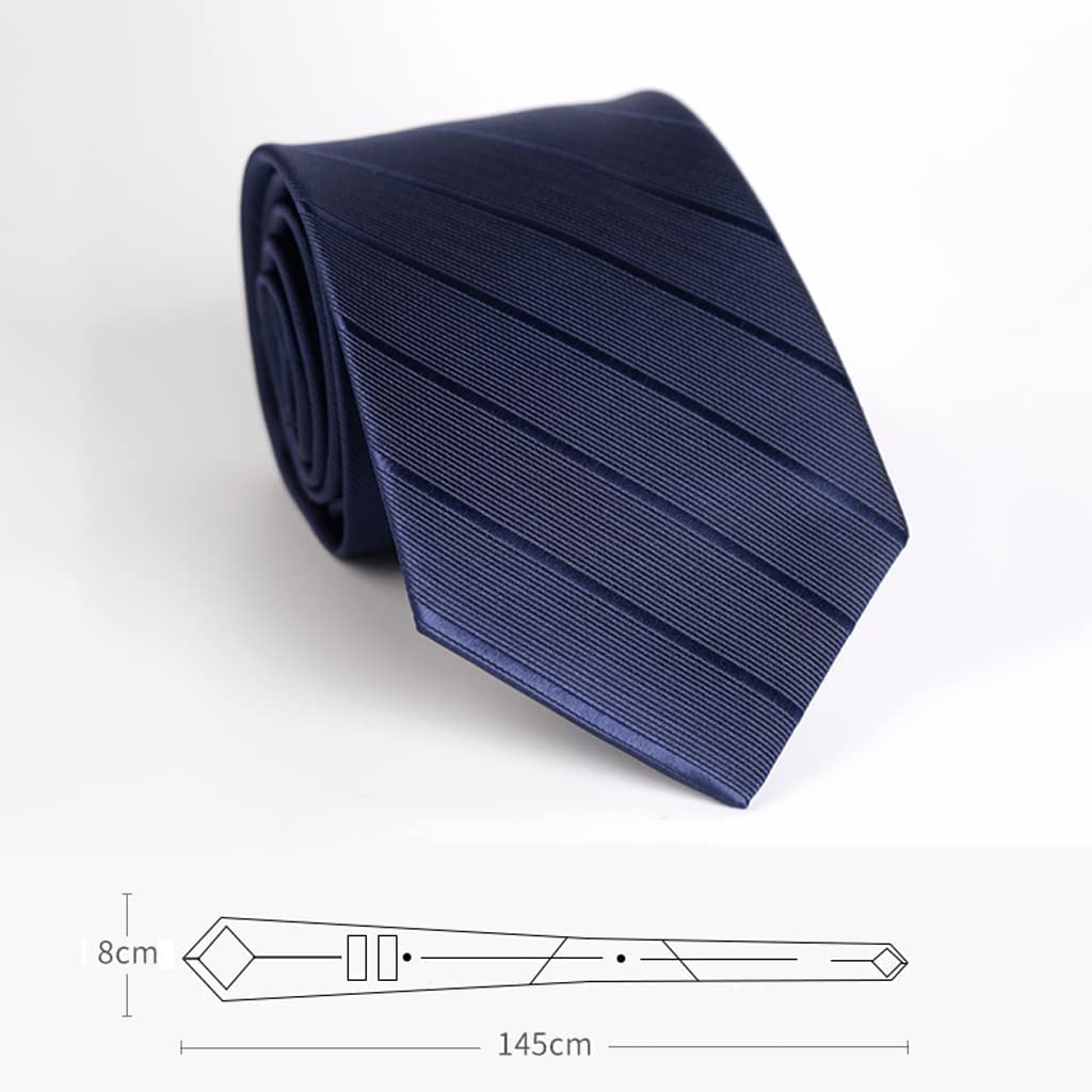 Cravatte da Uomo Cravatta alla Moda Fatta a Mano in 100% Poliestere Abito Cravatta Formale Cravatta da Lavoro Casual,Cravatte(Red)