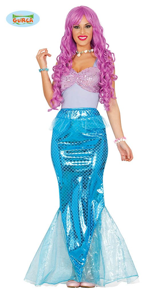 FIESTAS GUIRCA Disfraz de Sirena Mujer Adulta Talla L 42-44