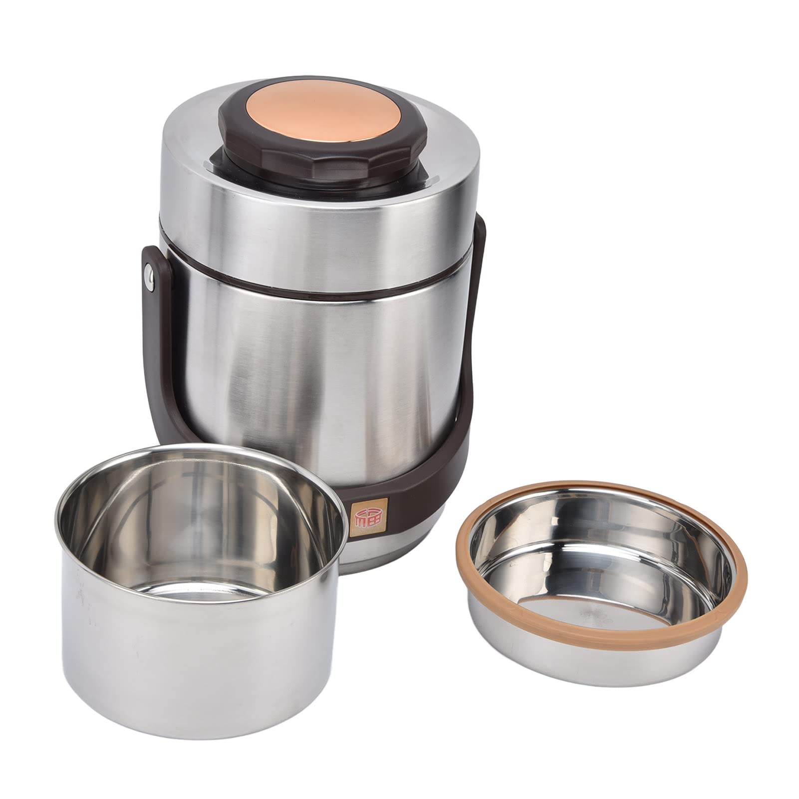 Annadue Vakuumisoliertes Lebensmittelglas, 1500 Ml Edelstahl-Lunchbehälter für Erwachsene, Lunchbox für Büro, Reisen, Lunchbehälter