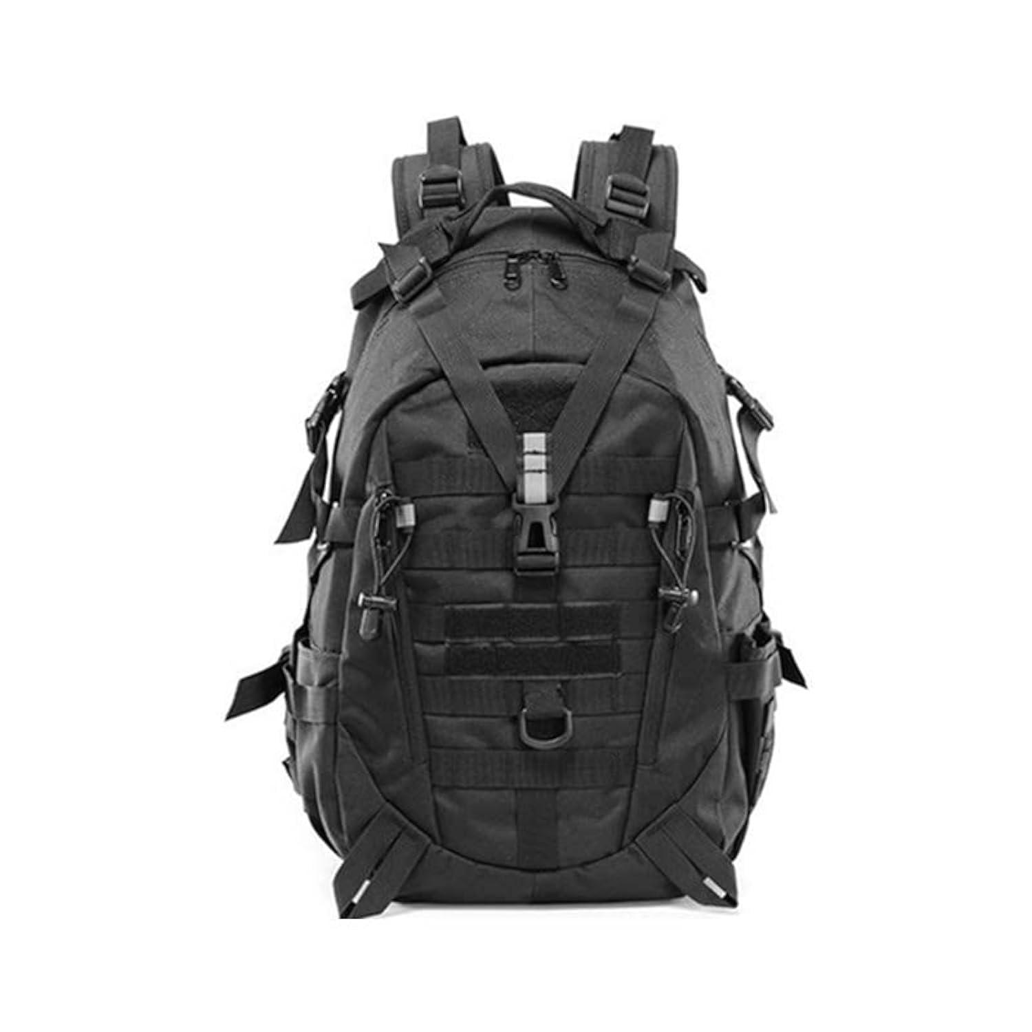 Camouflage Tactical Backpack Military Mountain Climbing Backpack EDC Canvas Backpack Hiking Backpack for Cycling Camping Hiking with Reflective Straps