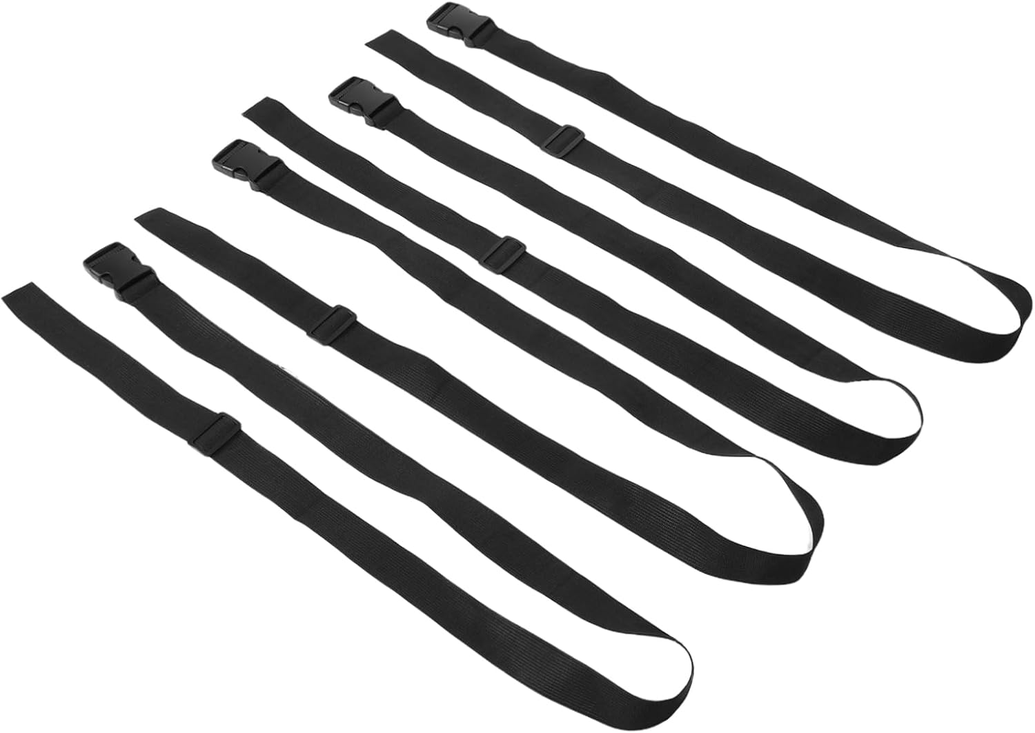 4Pcs Adjustable Yoga Mat Carrying Strap Luggage Belt Versatile Travel Accessory for Securing Yoga Mats Luggage Cargo and Tents with Reliable Buckle Wide Long