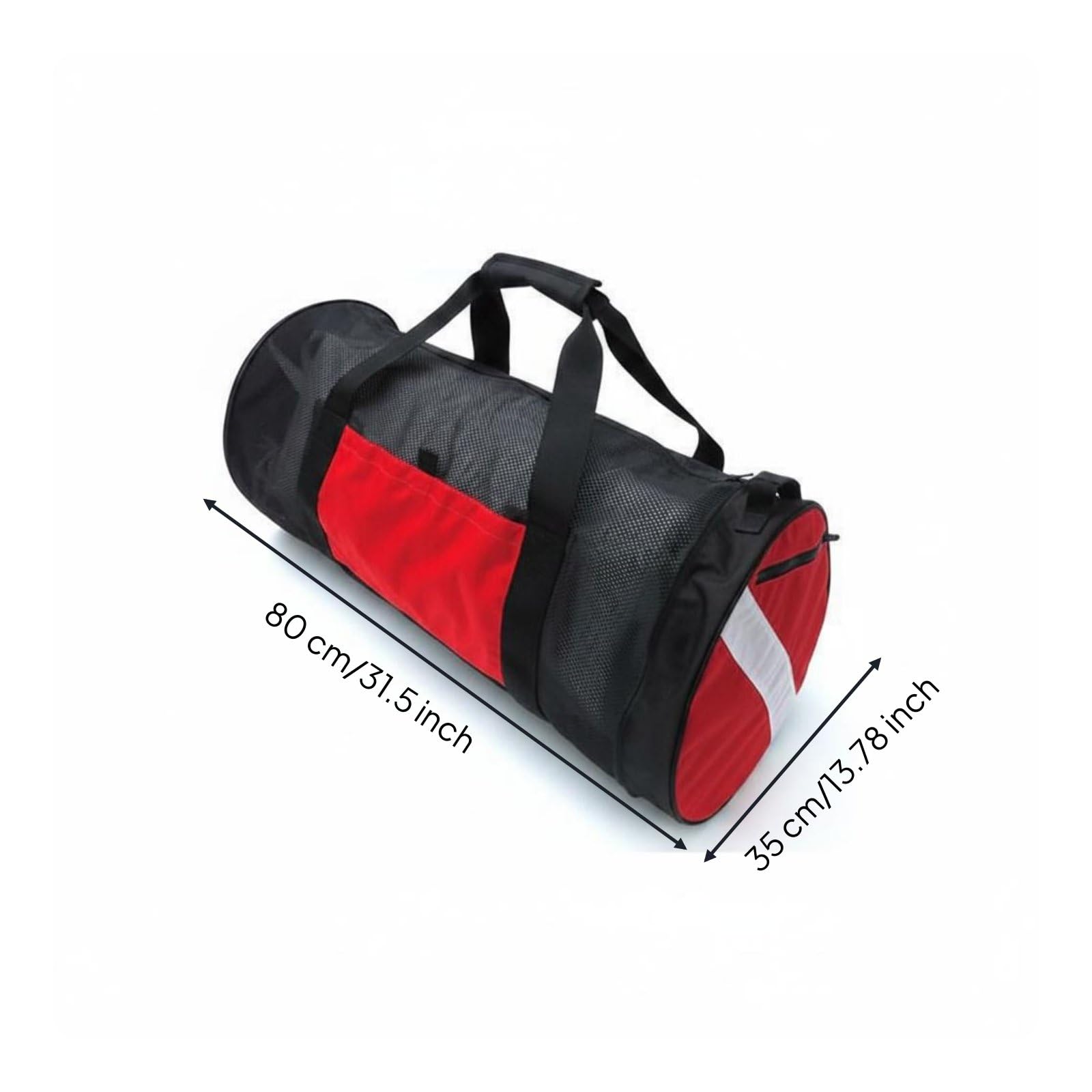 Borsa Rete Sub 78 L Sacca a Rete Pieghevole Traspirante Attrezzatura Sportiva per Apneisti, Immersione, Immersione senza Bombole, Pesca Subacquea