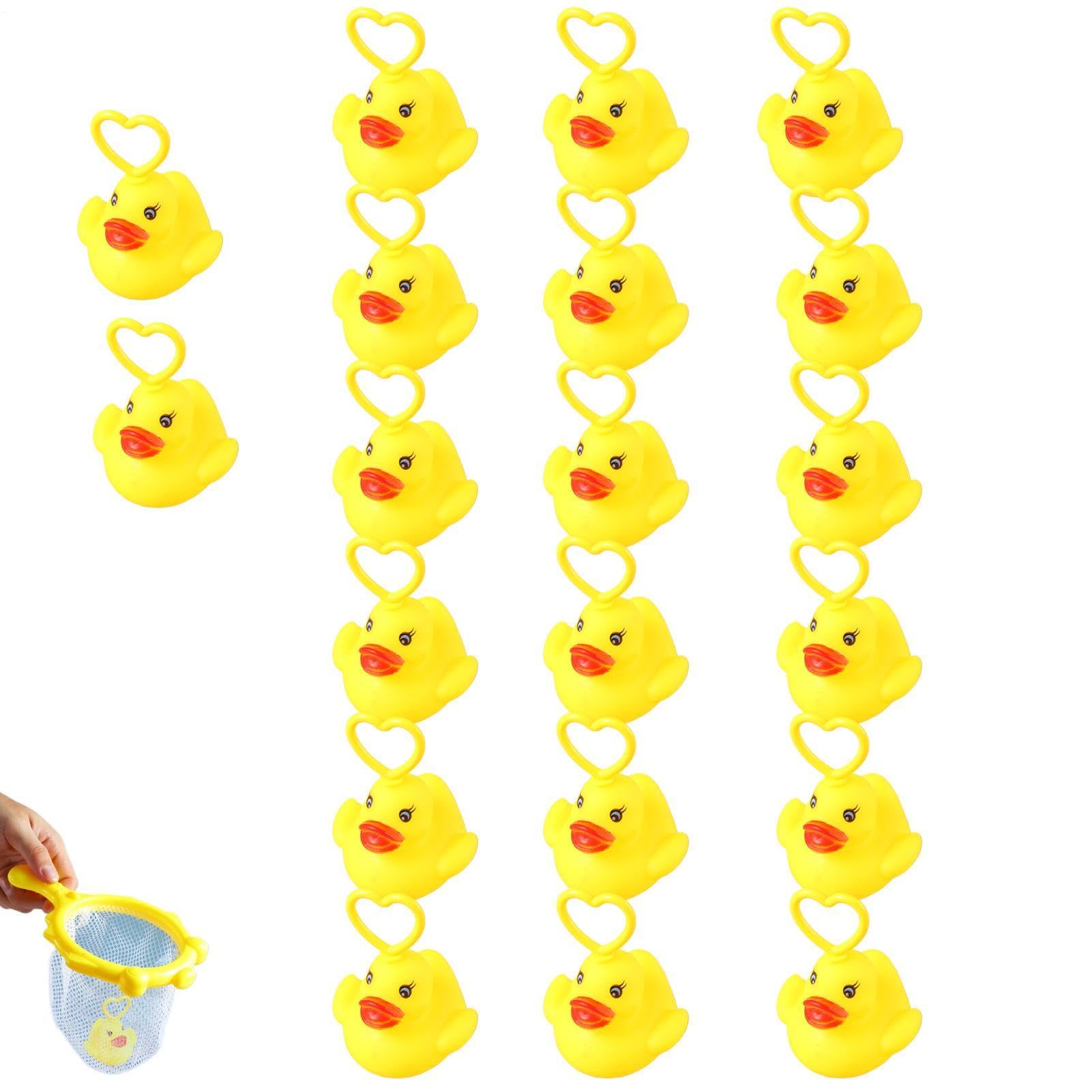 20 Pieces Weighted Ducks With Hooks, Duck Fishing Game