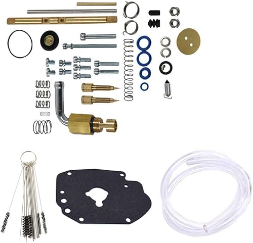 Miniatura 5 de Nuevo kit de reparación de carbohidratos para S & S Master Rebuild Kit Fit Super E Carburador con cepillo de tubo de nylon Carb Set de limpieza