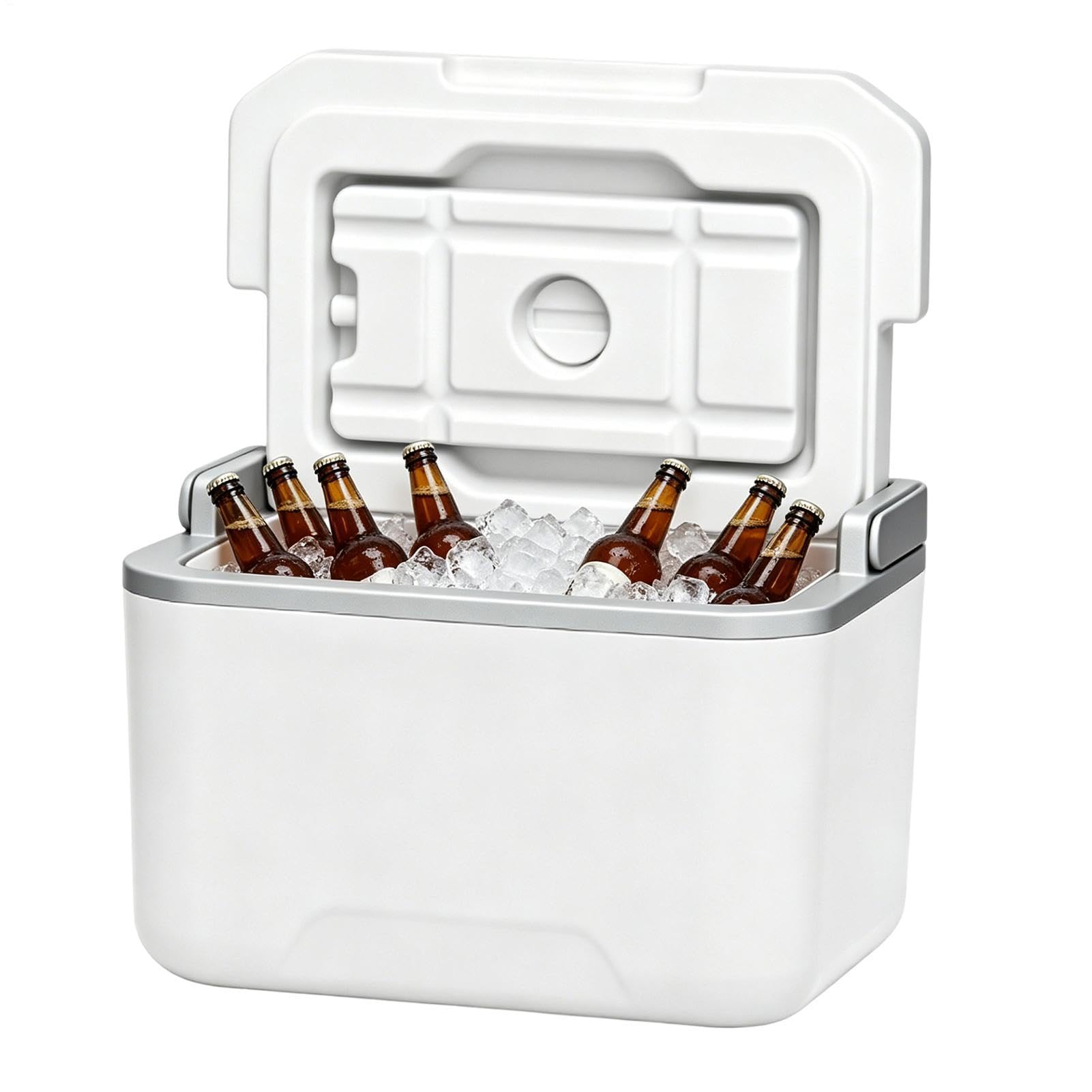 Ghiacciaie Da Campeggio 5L A Tenuta Stagna, Portatile, Isolato Con Maniglia | Box Frigo Rigido Per Bevande, Cibo, Outdoor, Picnic, Pesca, Canottaggio, Escursionismo, BBQ, Spiaggia, Viaggio