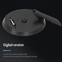 Vista 3 de FOSA Soporte vertical de repuesto para PS5 con tornillo, soporte vertical PS5 Estación de enfriamiento PS5 Base de soporte para controlador PS5