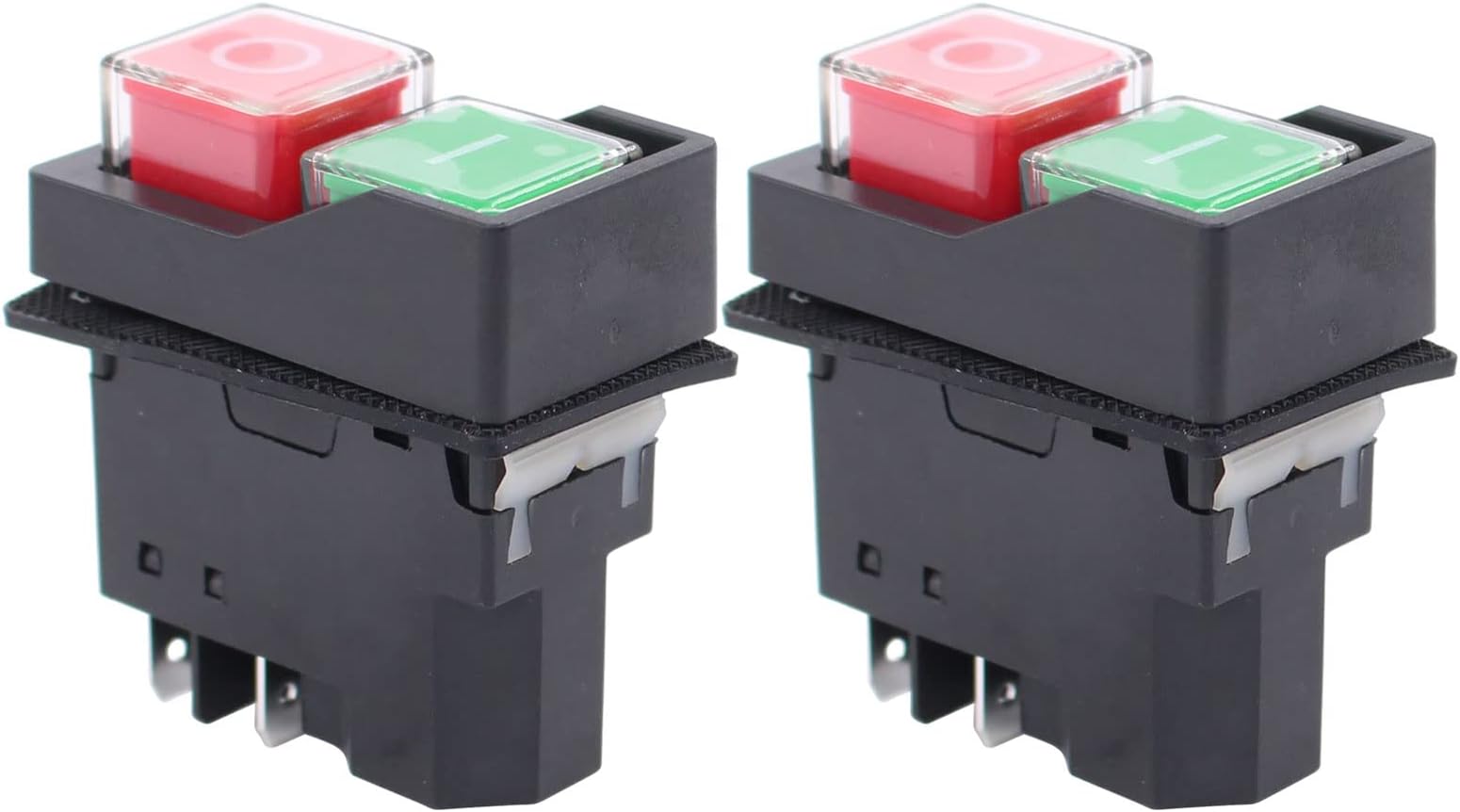 HouYeen On Off Switch Button for Belle Minimix MC110, MC130 Cement Concrete Mixer 230V 240V Electric Pack of 2