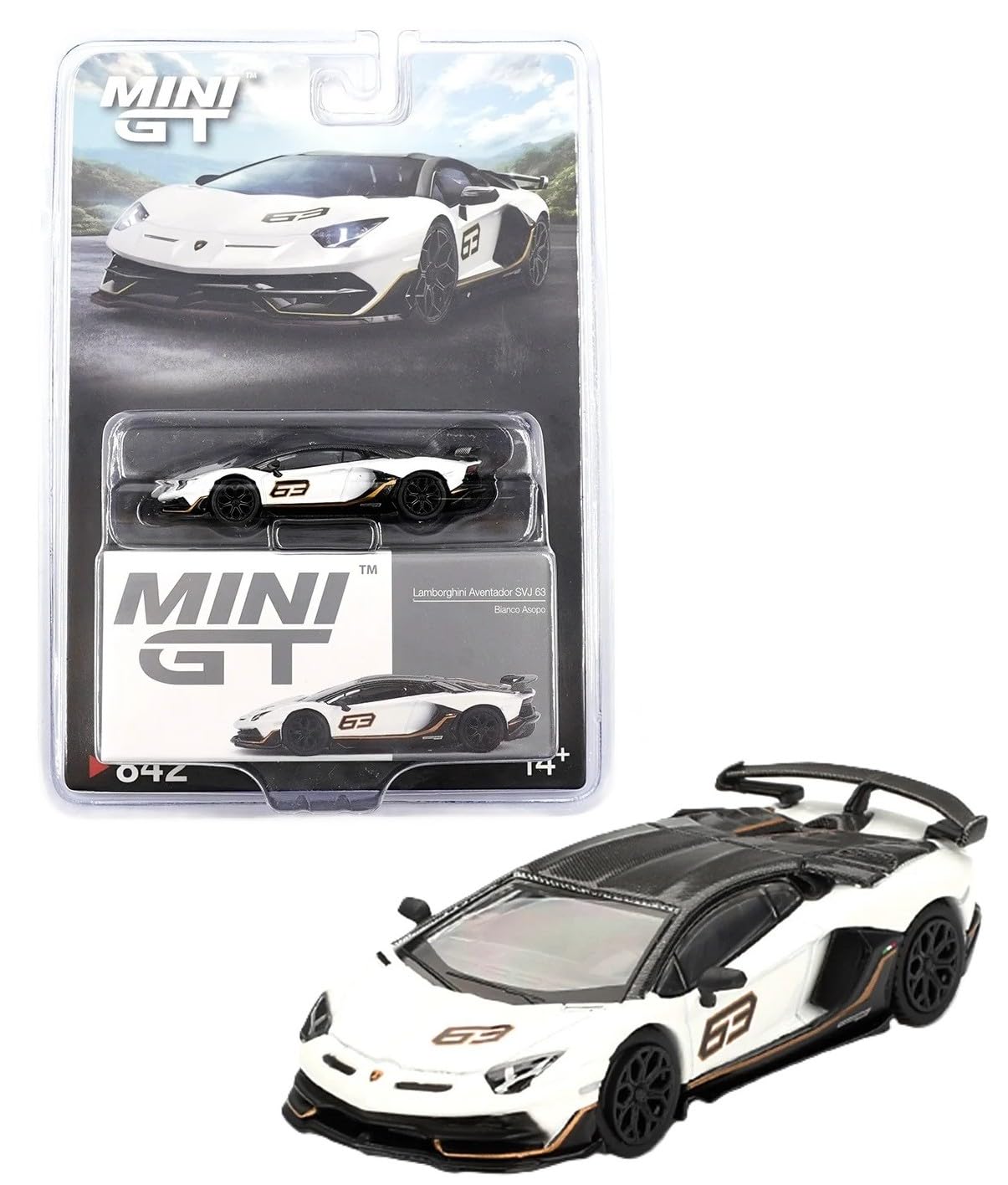 Modelo de carro fundido compatível com Mini GT 1:64 Lamborghini