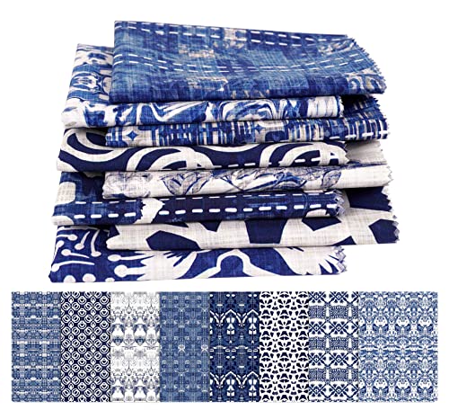 Tissu coton patchwork Soimoi bleu pour créer vos coussins et accessoires DIY fait main