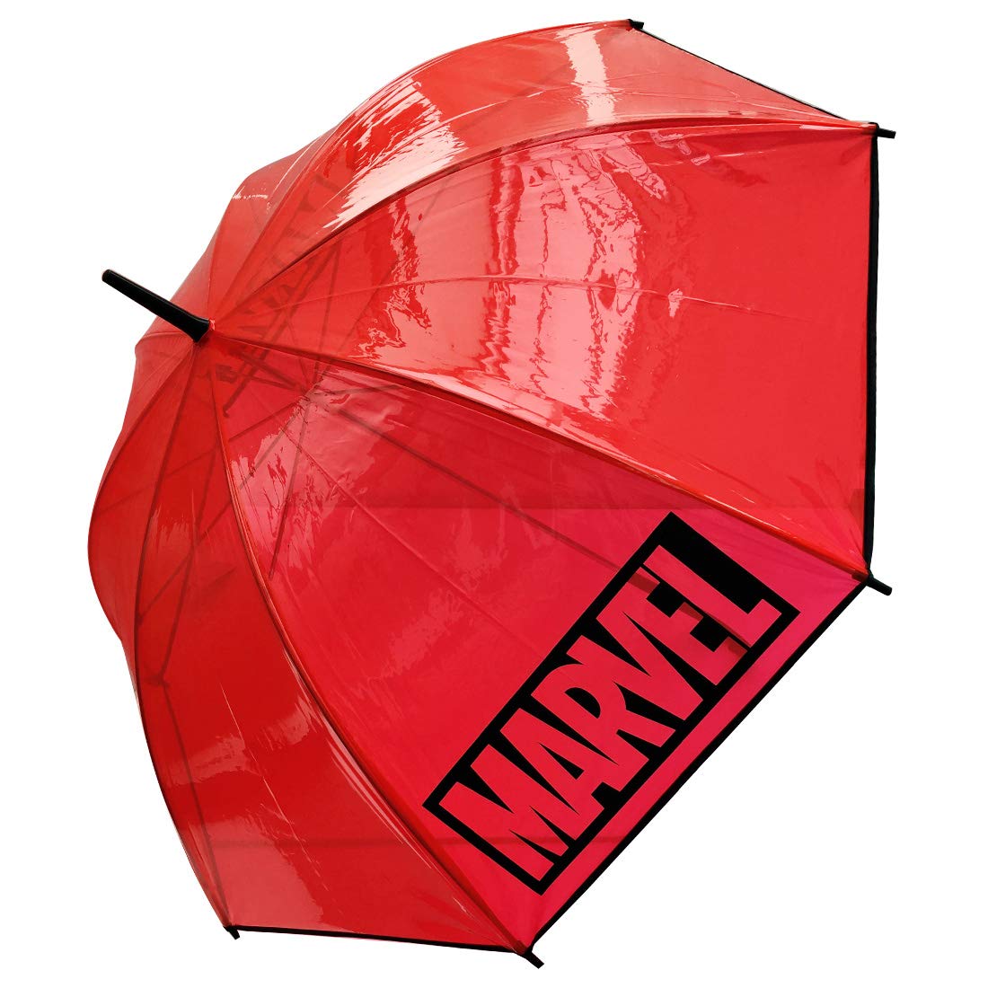 Amazon.co.jp: マーベル ビニール傘 ボックスロゴ レッド SPUM1251