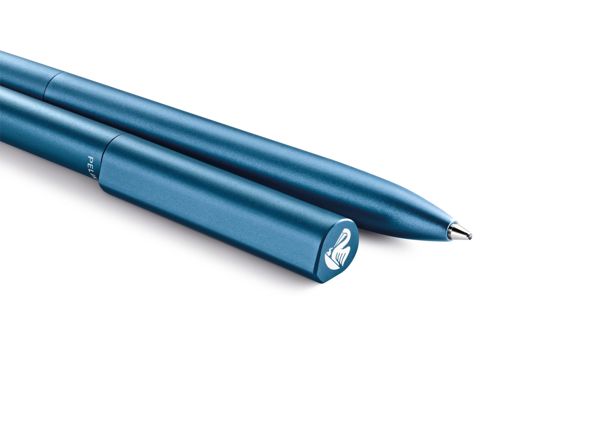 Pelikan Ineo® Elements Füllhalter und Kugelschreiber mit Gravur Geschenk Premium Stift | Geschenkbox | blaue Mine | personalisiertes Geschenk | Namen graviert | Geburtstag (Petrol-Blau)