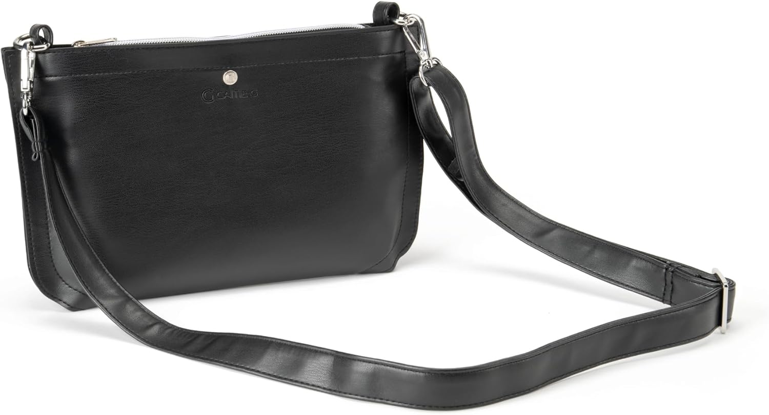 Clear Stadium Bag, with Privacy Mode with Removable Outer Wrap, Stadium Compliant Purse for Concerts, Sports, Events