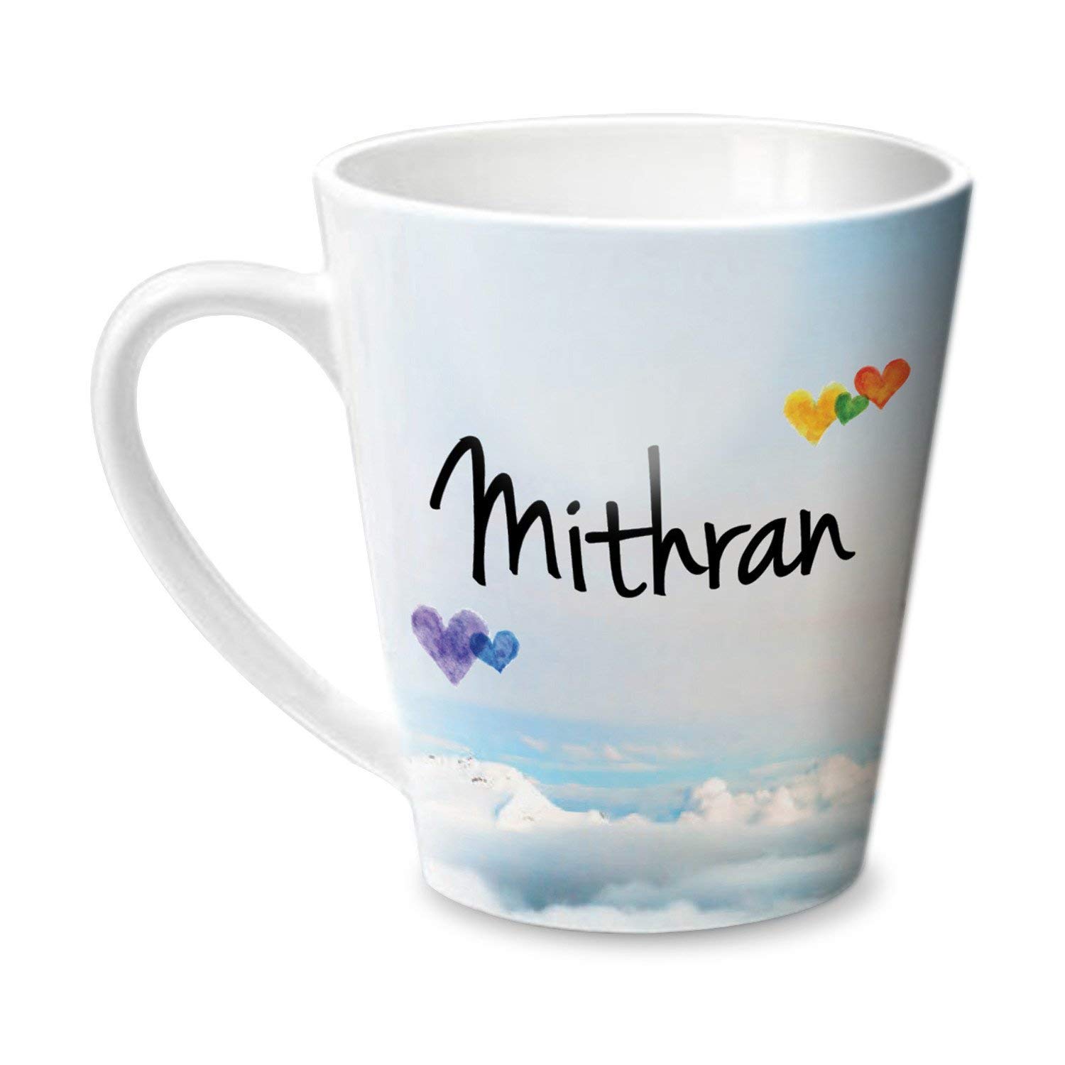 Buy Hot Muggs Simply Love You Mithran Conical Personalised Name Ceramic,  315ml, 1 Unit Online at Low Prices in India - Amazon.in