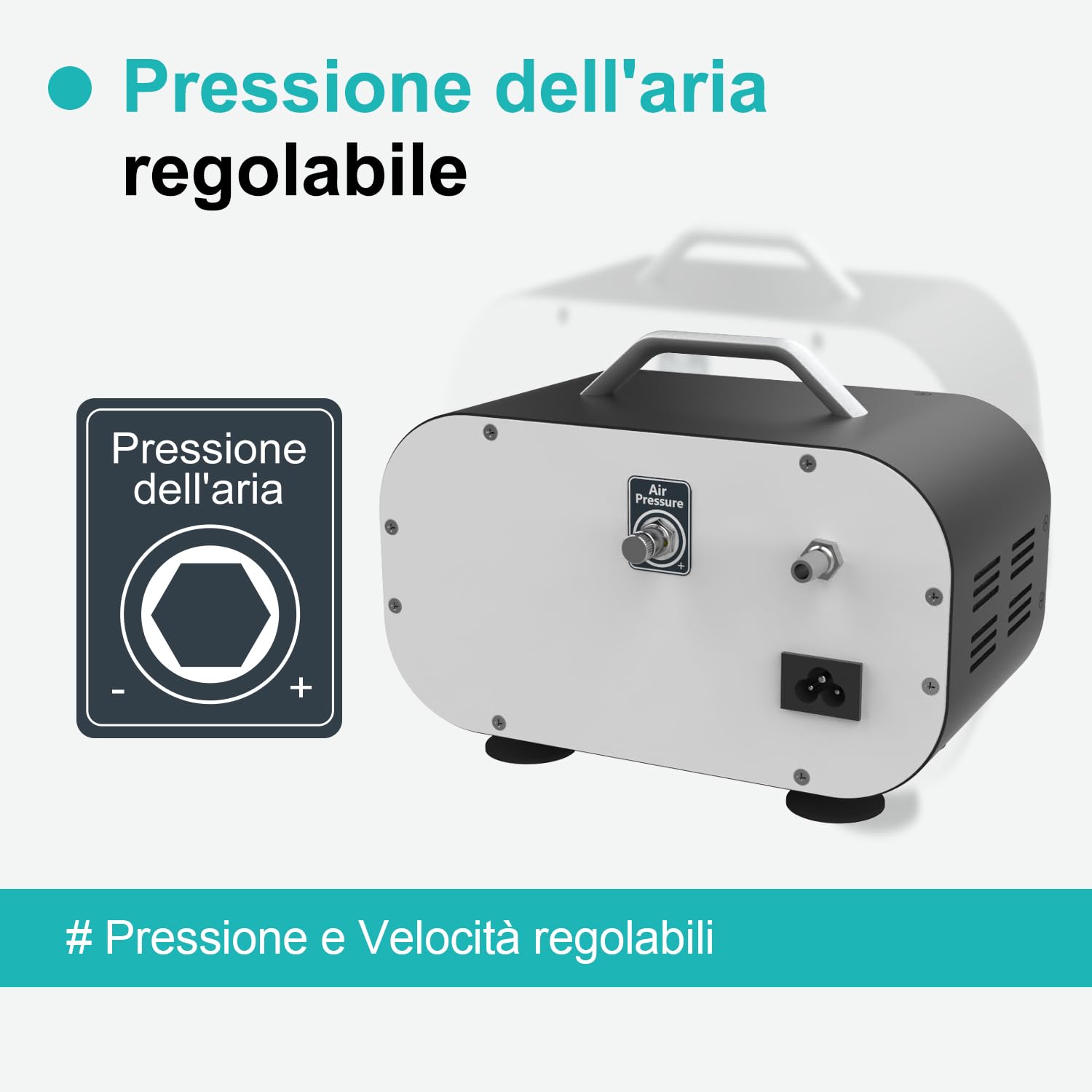 JOANLAB Pompa Vuoto Senza Olio, Regolabile 20L/min & 0.08MPa, Pompa Vuoto a Membrana per Filtrazione Laboratorio, Ricerca, Industriale(VP-20PRO)