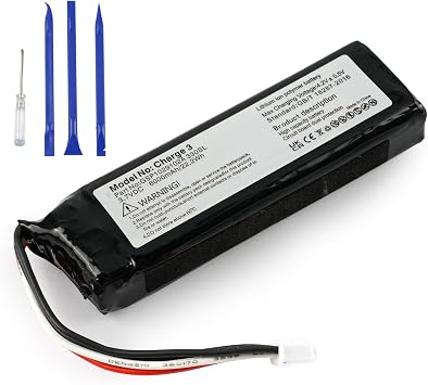 6000mAh Replacement Battery for Charge 3 GSP1029102A 330SL Speaker 22.2Wh/3.7V