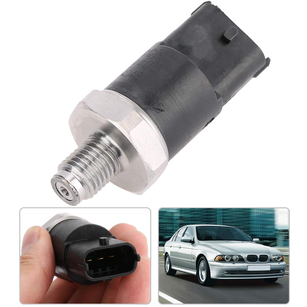 Tbest Sensor de Presión de Combustible 0281002405 para Riel de Inyección de Aceite - Compatible con 3 5 7 X5 2, 5 3, 0 D XD